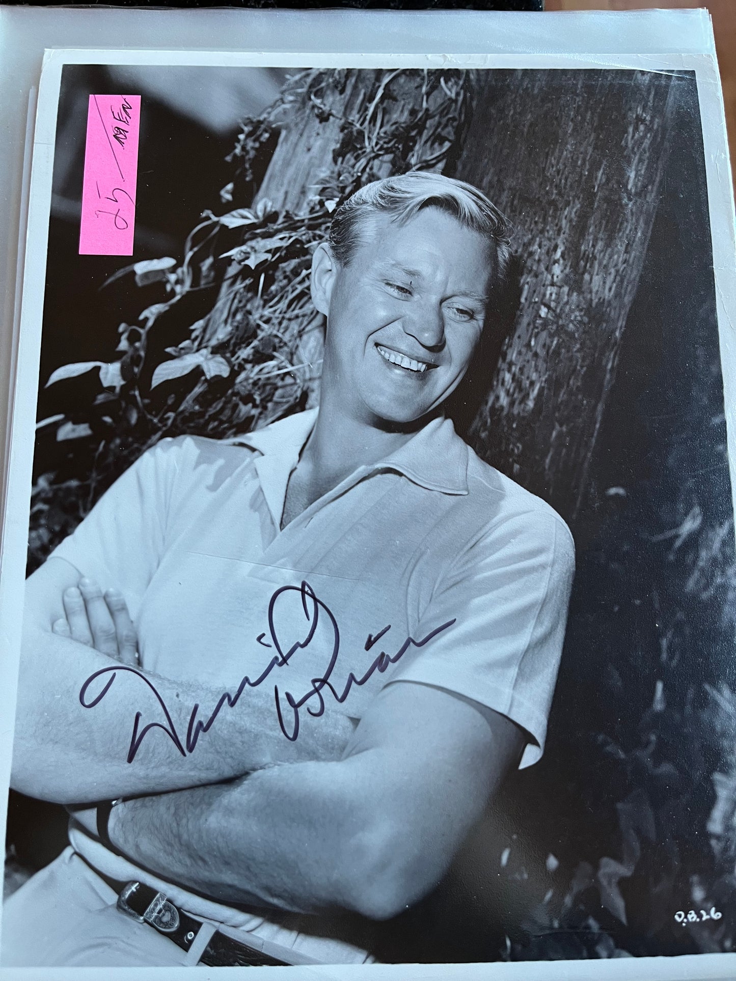 DAVID BRIAN, Mr. District Attorney, autograph