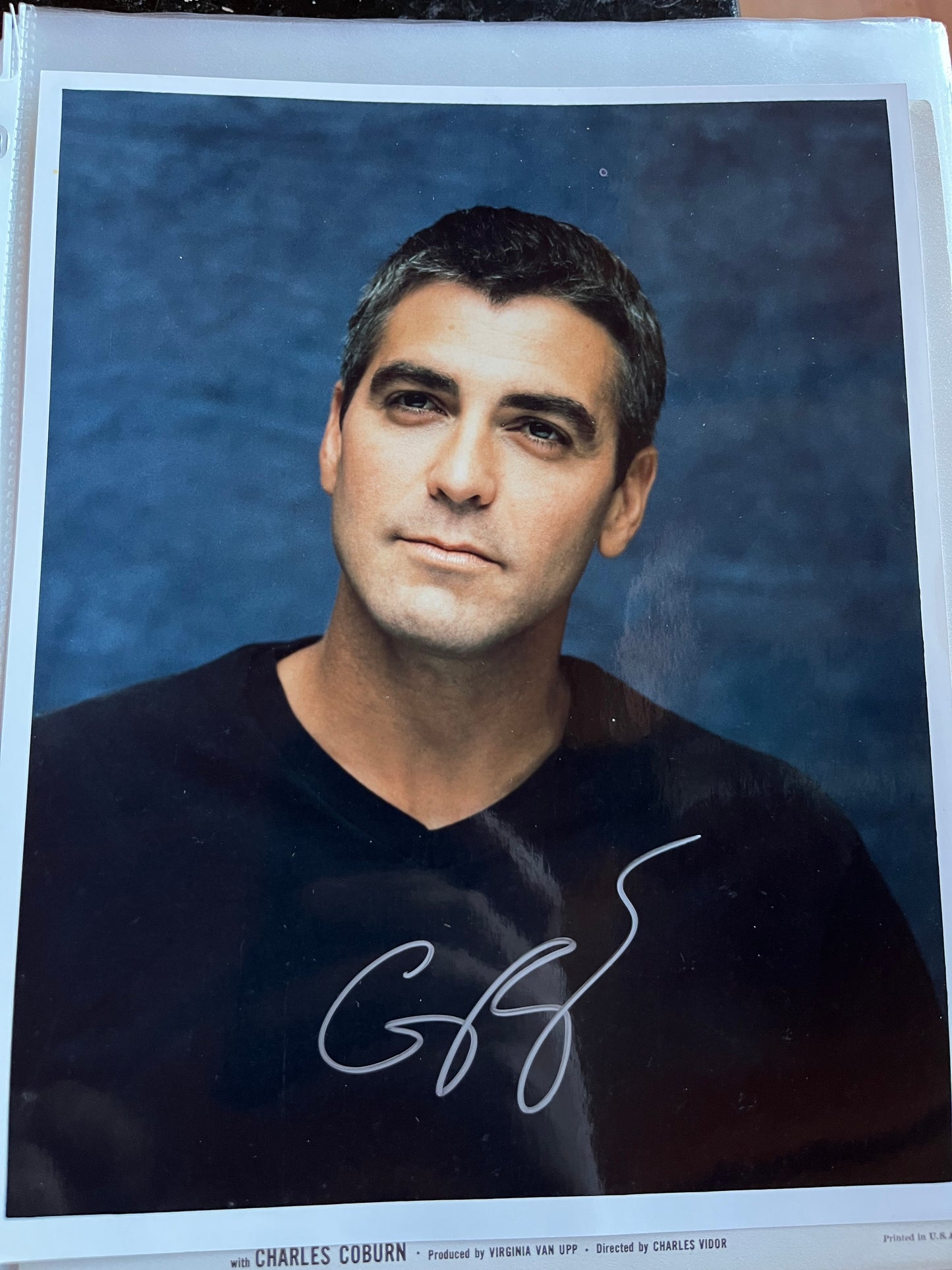 GEORGE CLOONEY, autograph