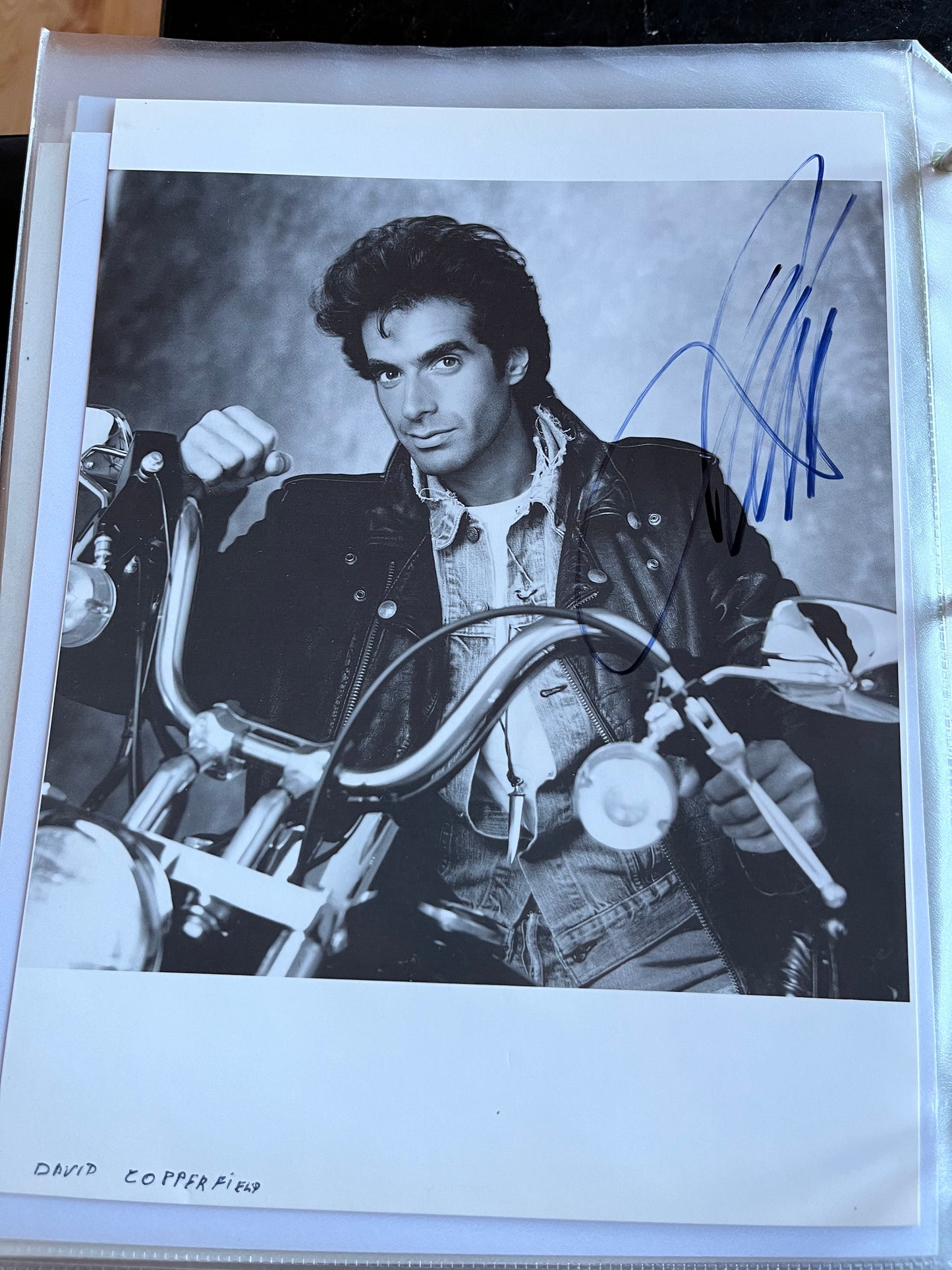 DAVID COPPERFIELD, magician, autograph