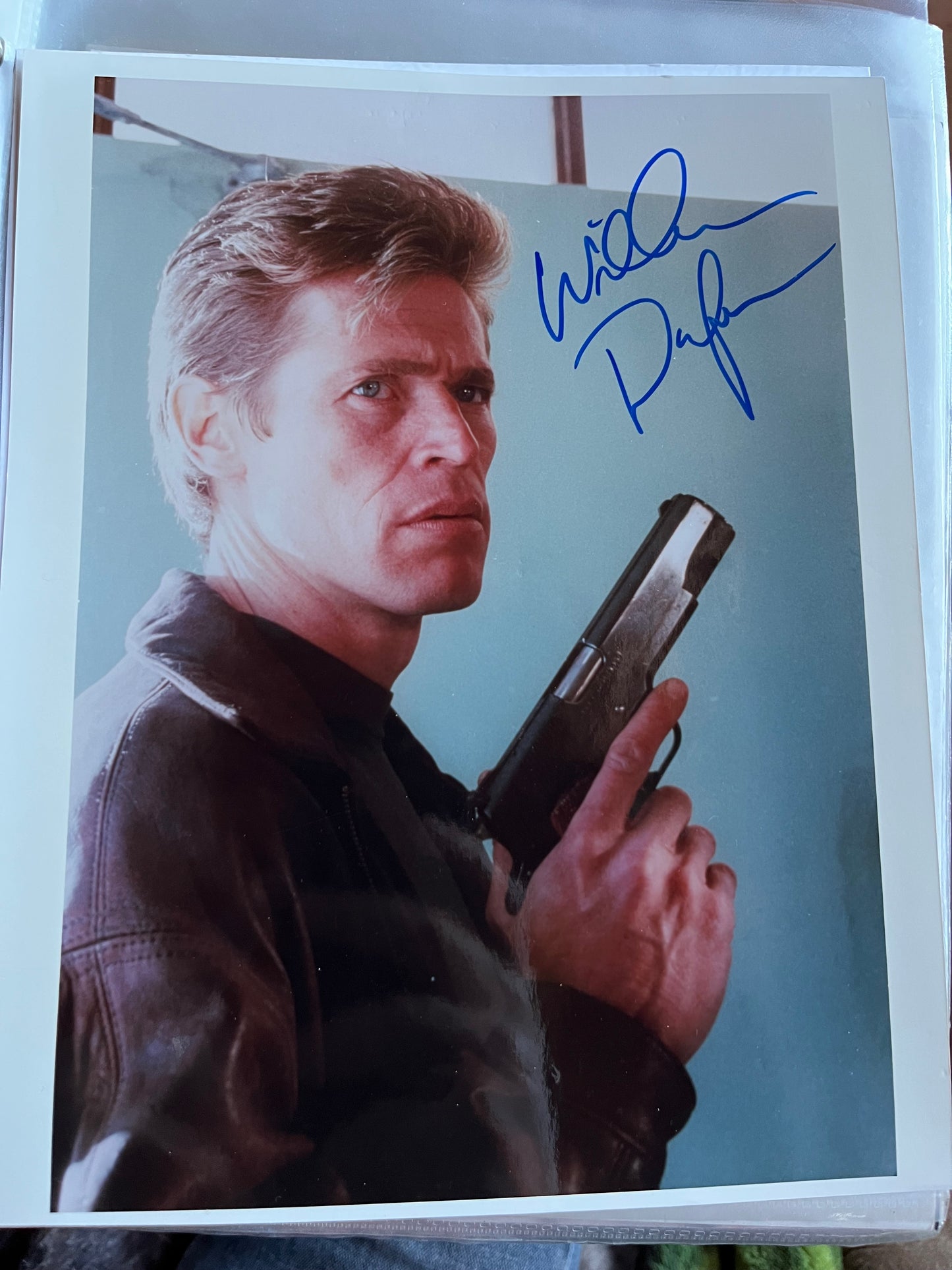 WILLEM DAFOE, Green Goblin, American Psycho, Platoon, autograph