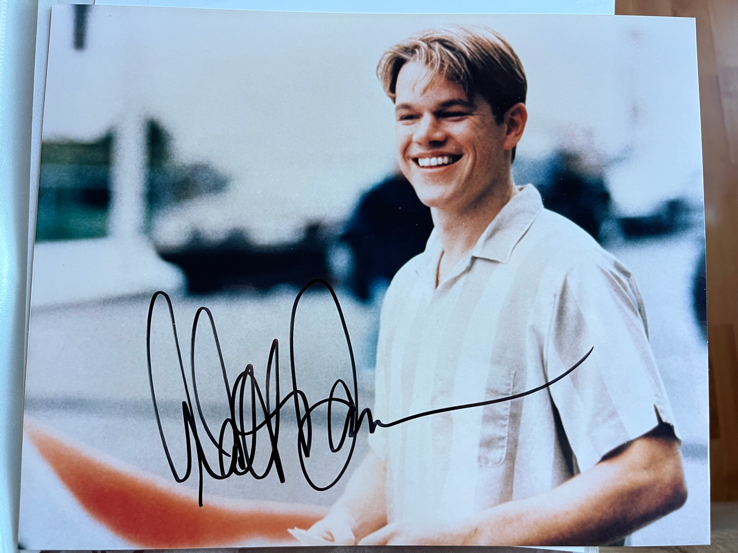 MATT DAMON, autograph
