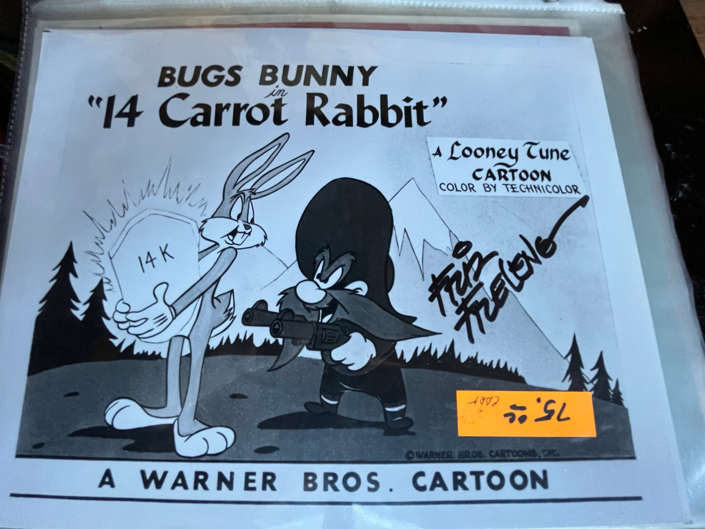 CLIFF EDWARDS, voice of Jimmy Cricket, autograph