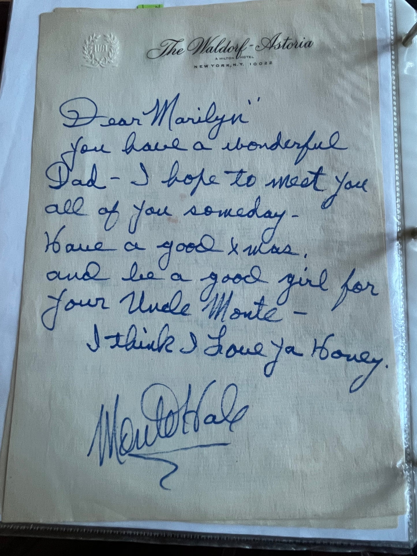 MONTE HALE, cowboy star, autograph