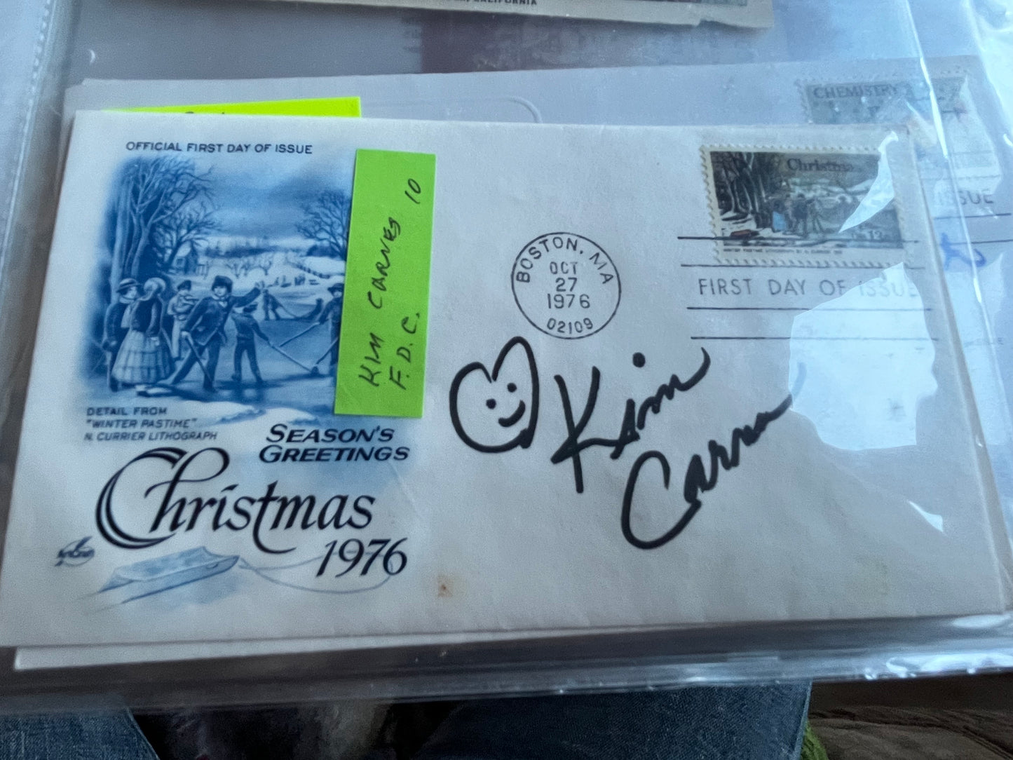 KIM CARNES, singer, songwriter, autograph