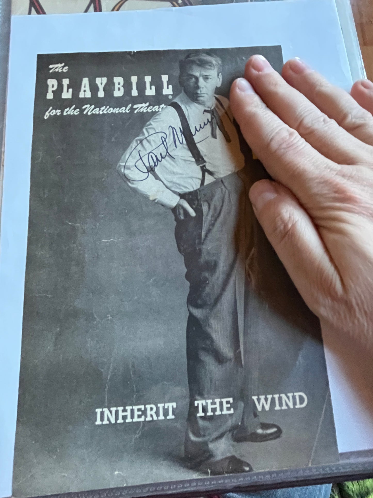 PAUL MUNI, Inherit the Wind, autograph