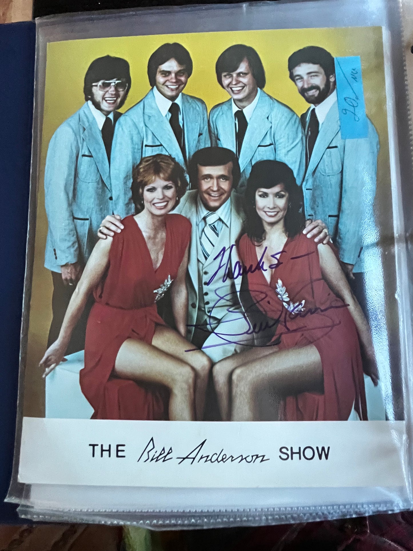 THE BILL ANDERSON SHOW, autograph