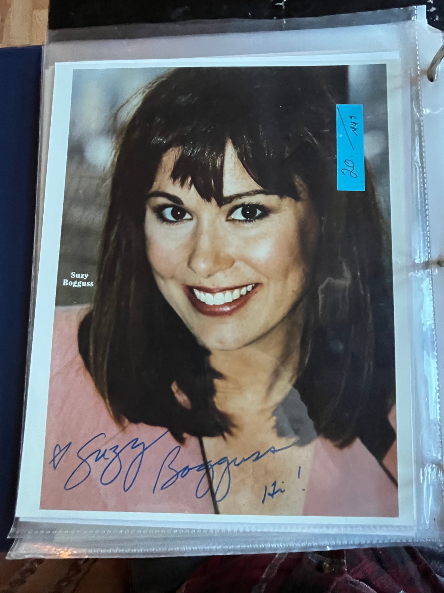 SUZY BOGGUSS, singer, autograph