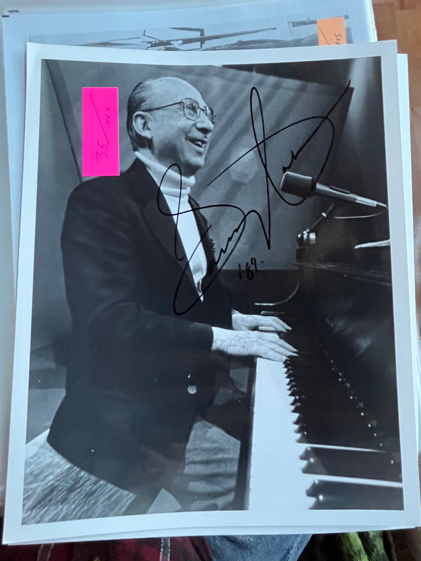 SAMMY CAHN, autograph