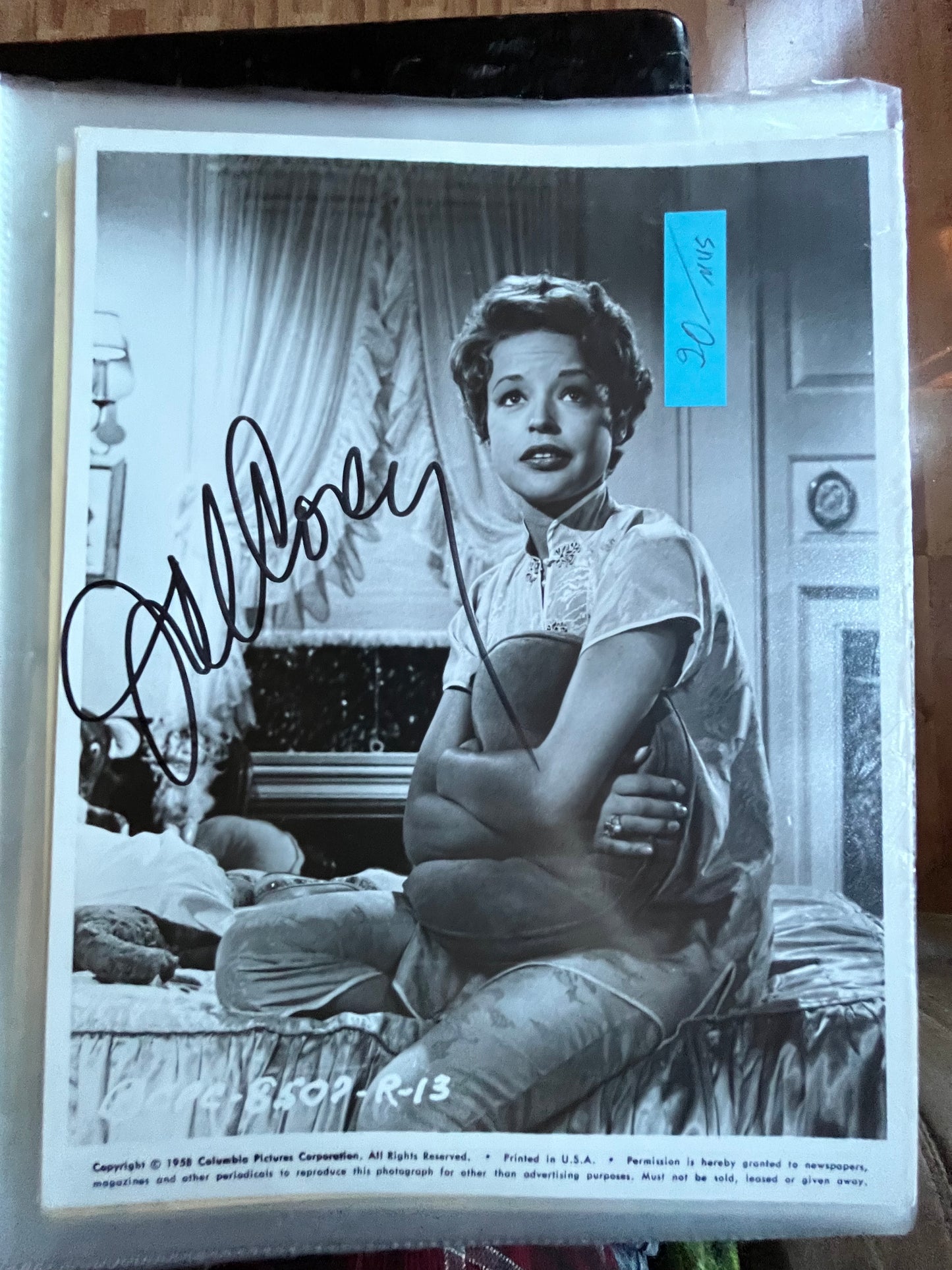 JILL COREY, autograph