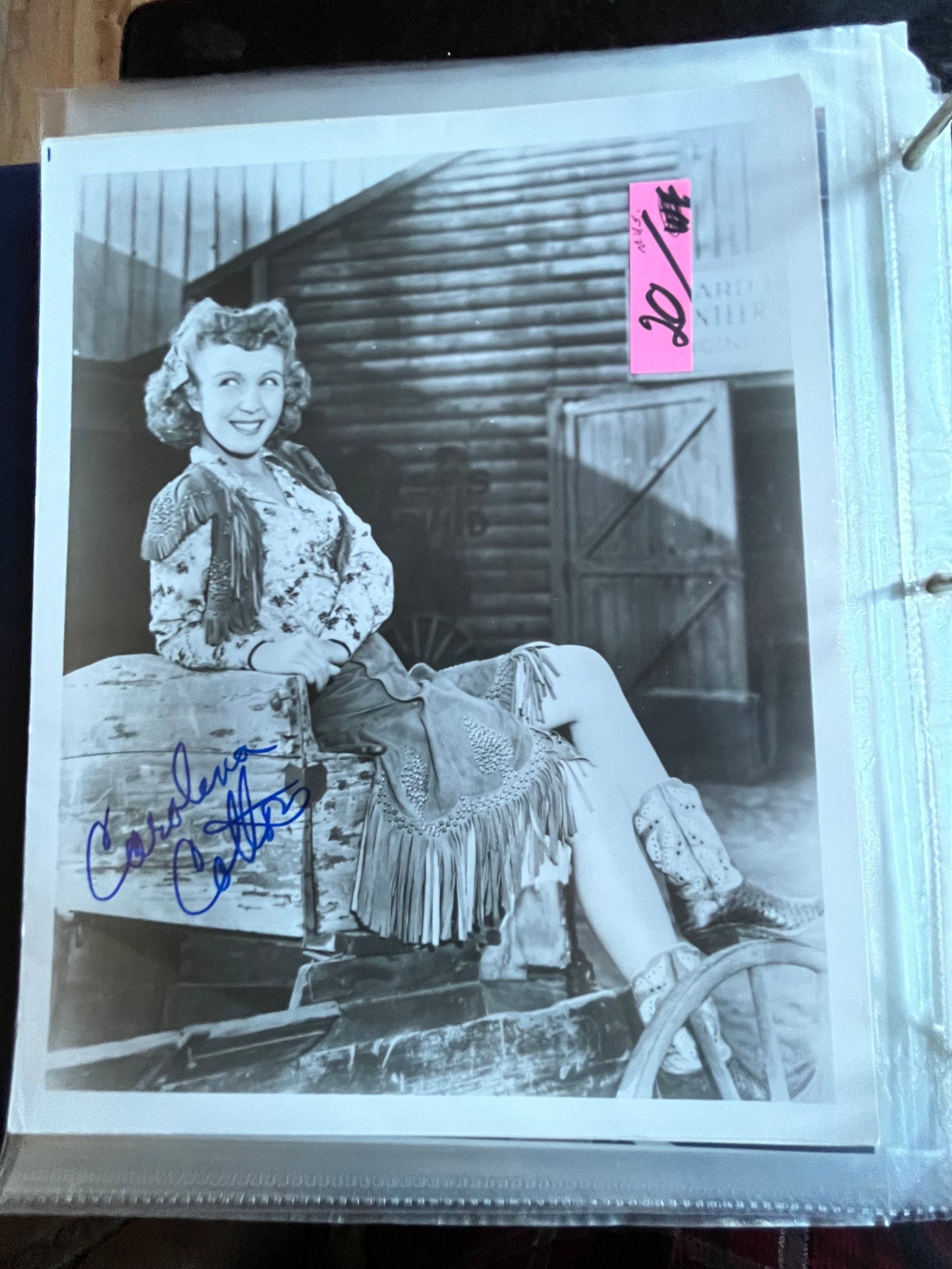 CAROLINA COTTON, autograph