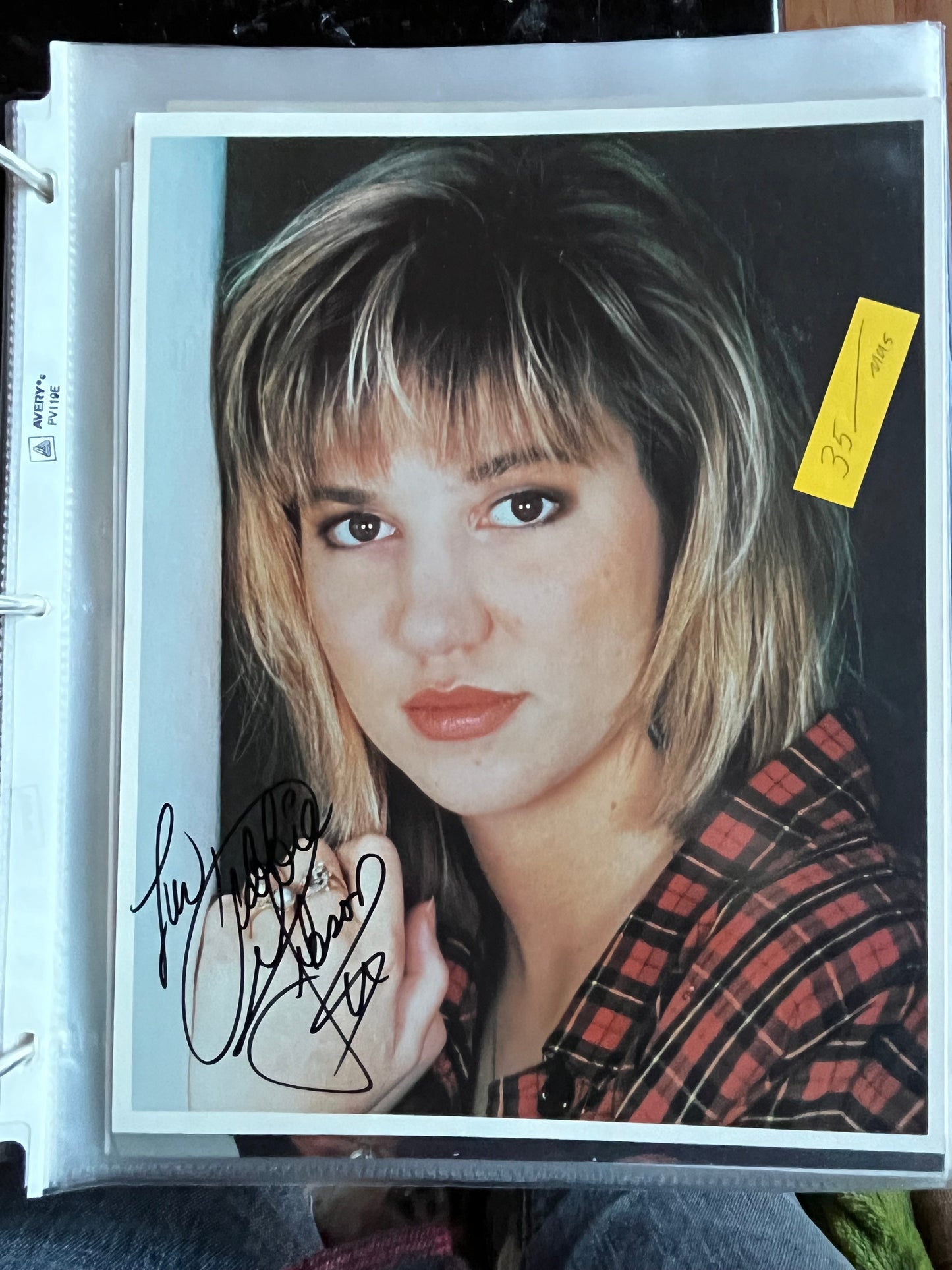 DEBBIE GIBSON, singer, autograph