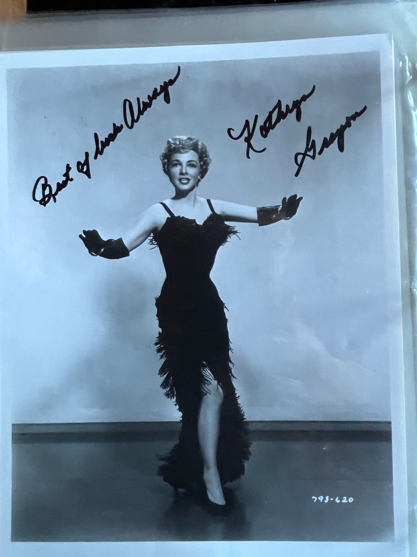 KATHRYN GRAYSON, singer, actress, autograph