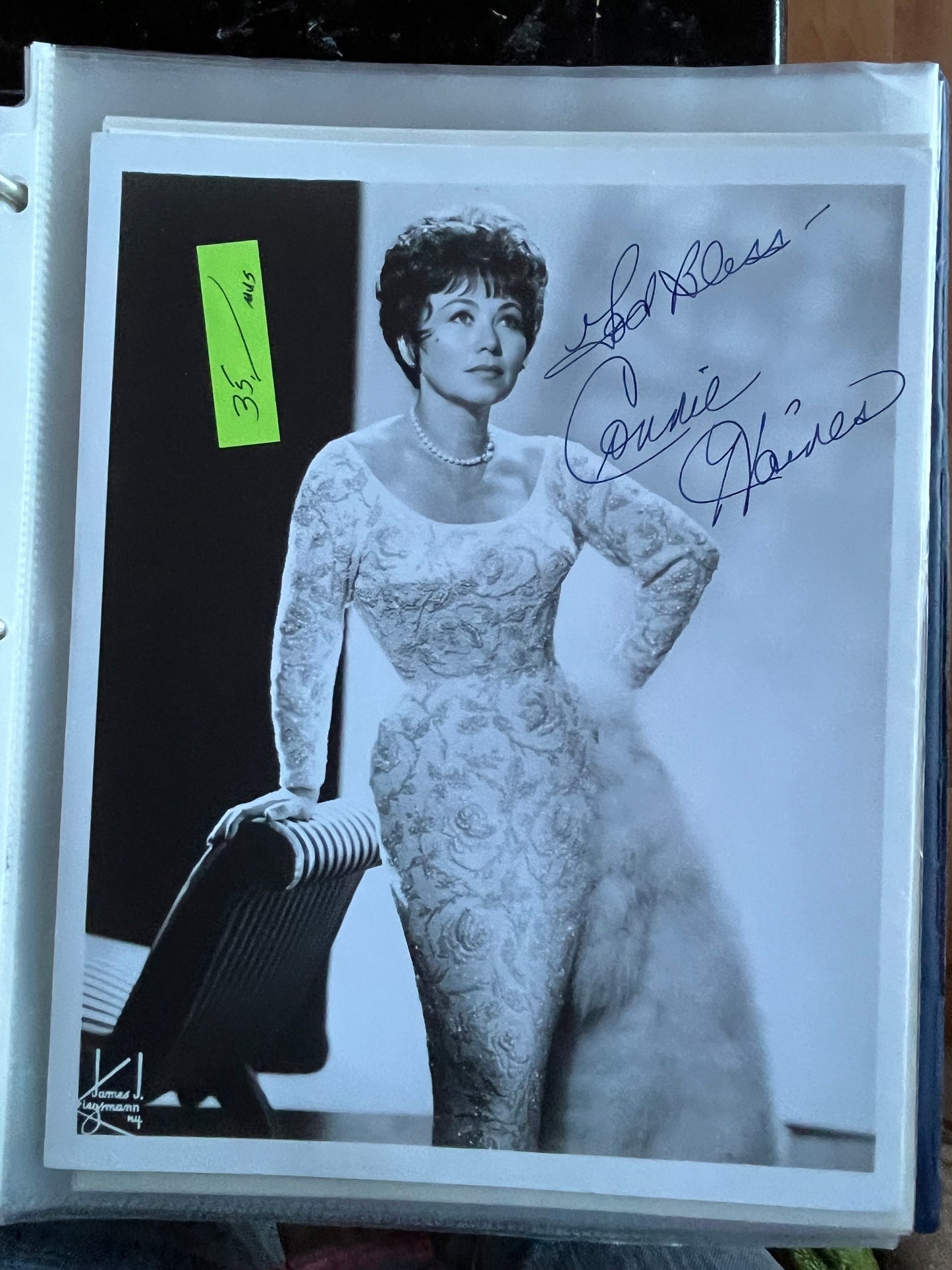 CONNIE HAINES, singer, autograph