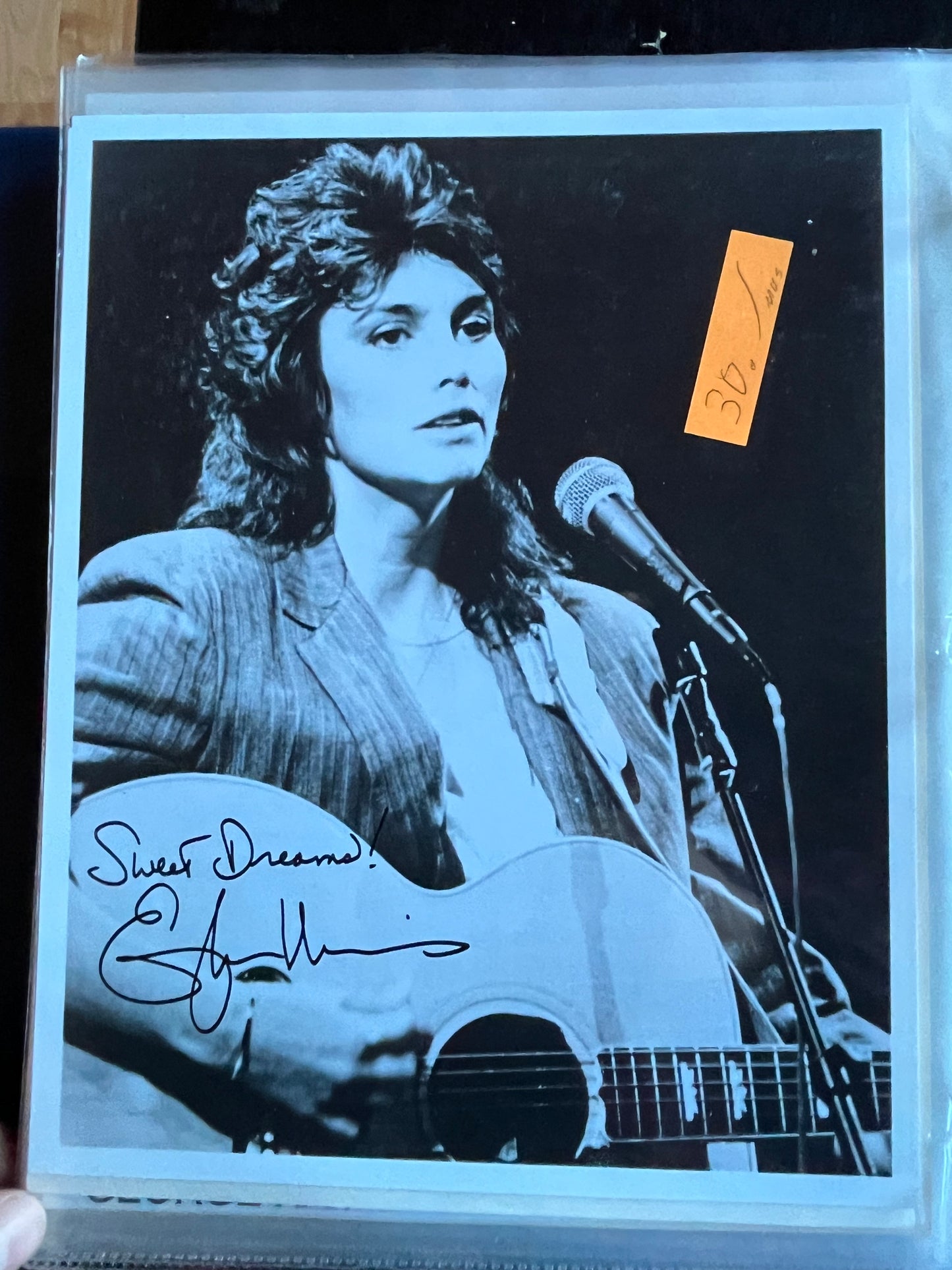 EMMY LOU HARRIS, singer, autograph