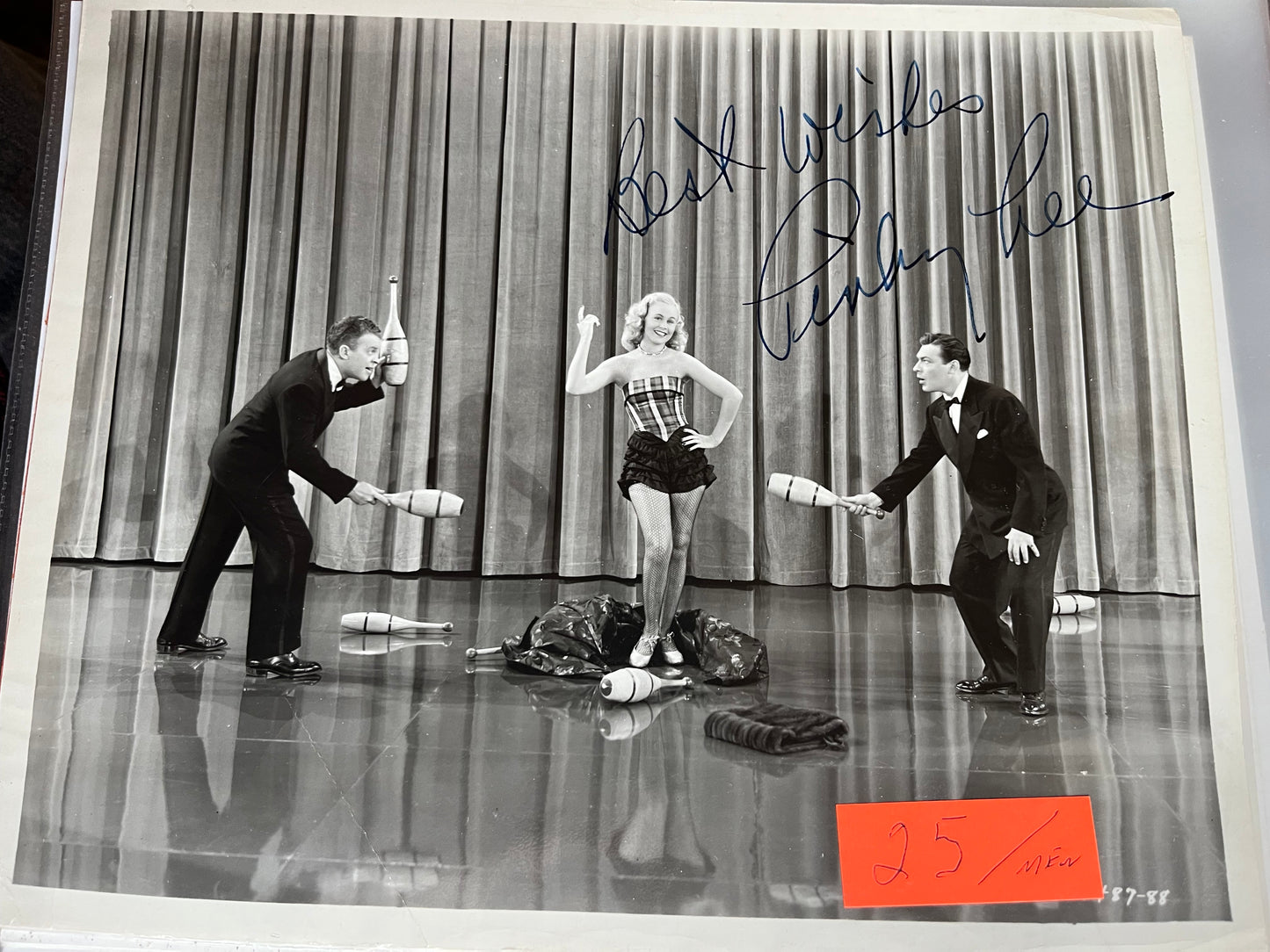 PINKY LEE, TV personality, autograph
