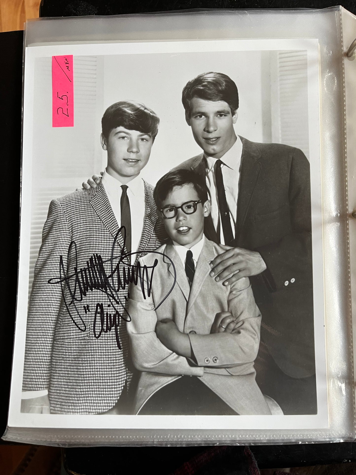 STAN LIVINGSTON, My Three Sons, autograph