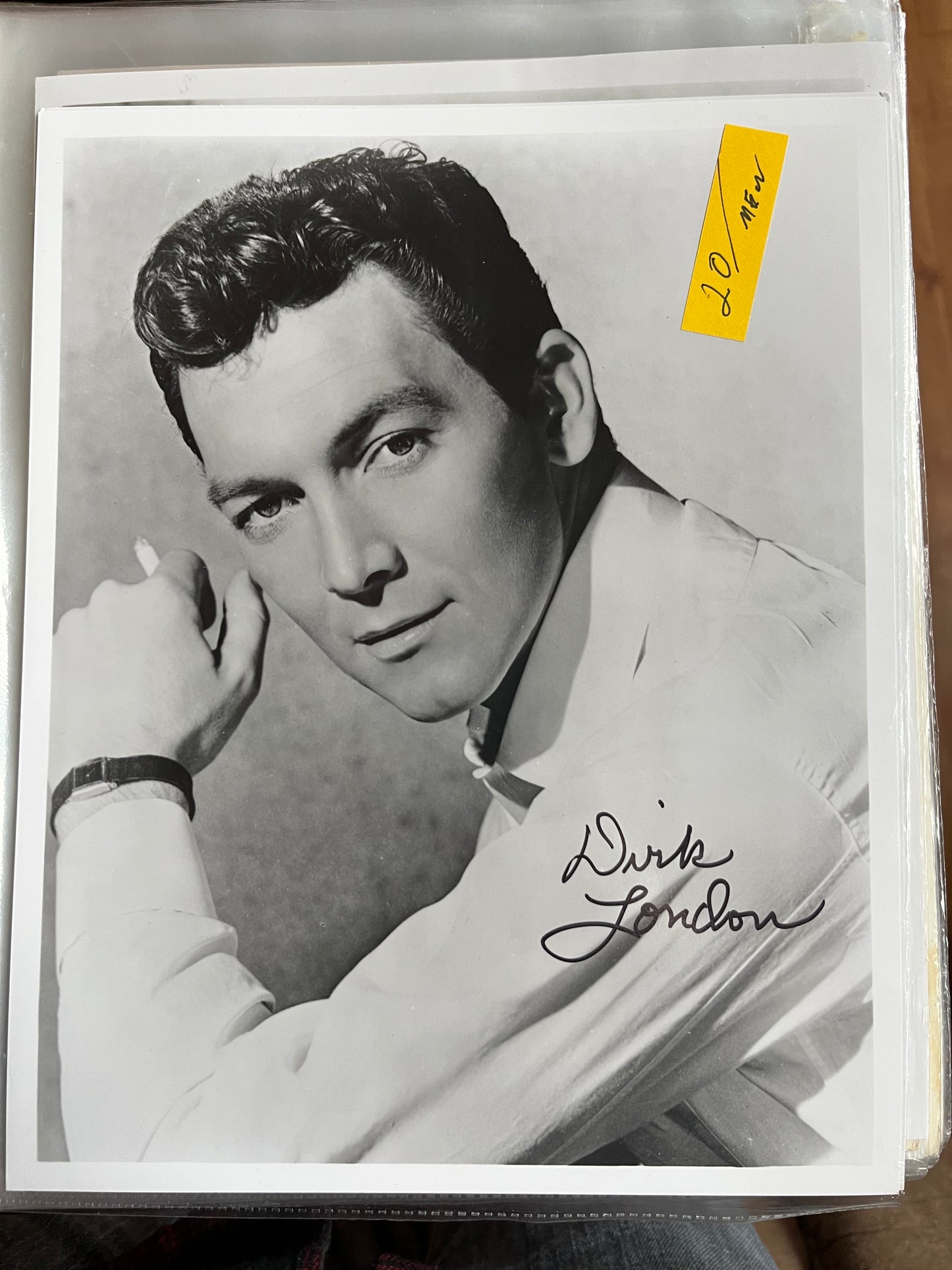 DIRK LONDON, autograph