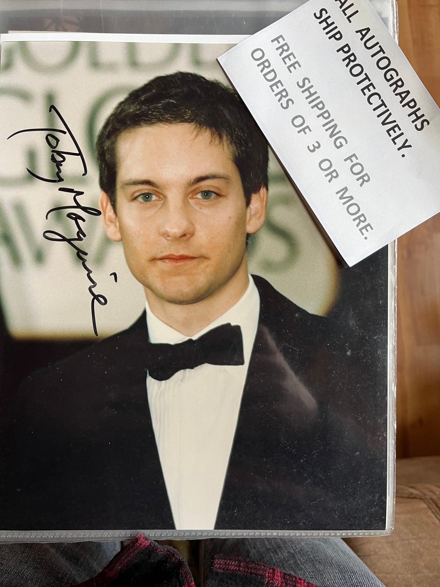 TOBEY MAGUIRE, Spider-Man, autograph