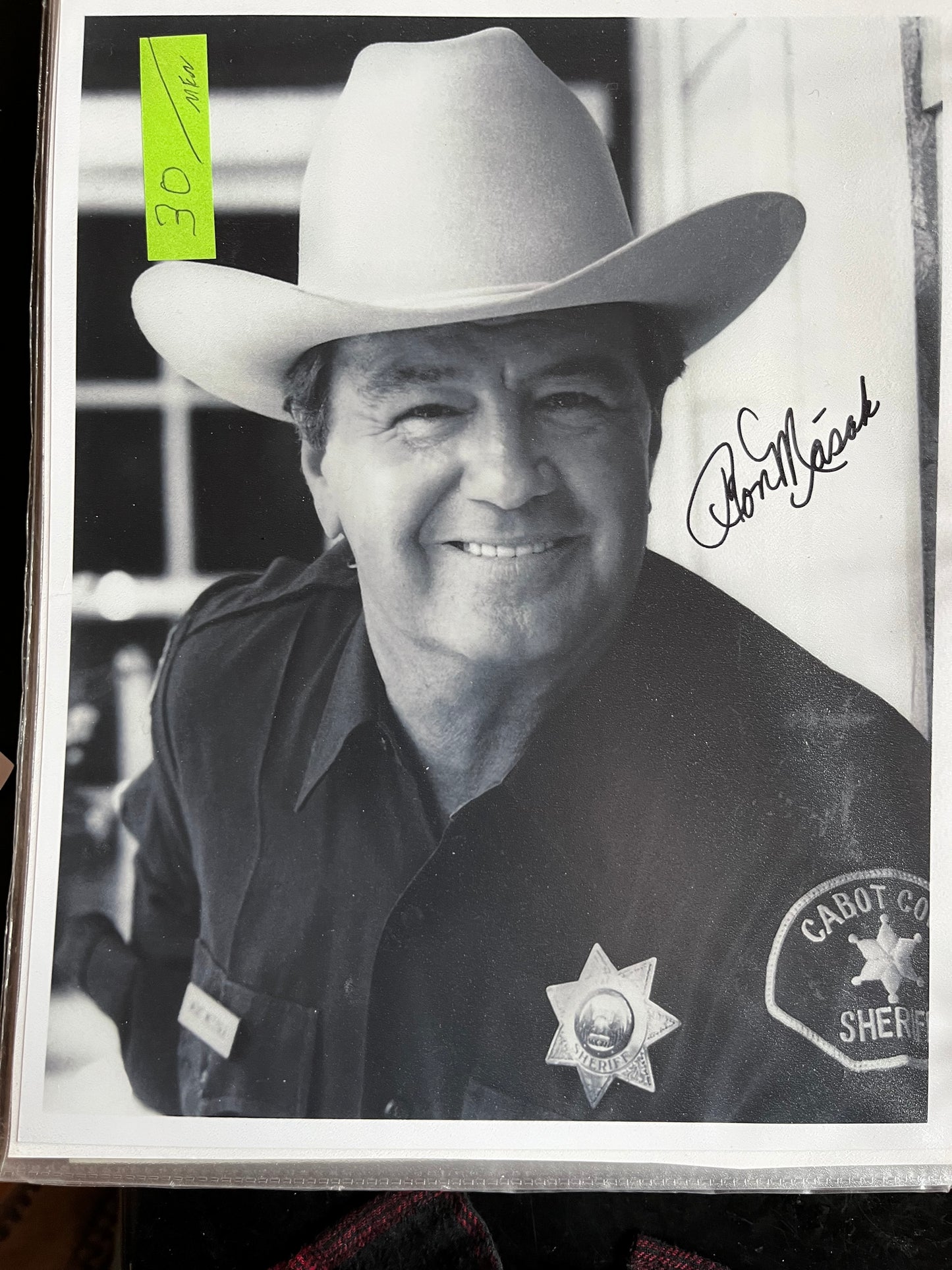 RON MASAK, Murder She Wrote, autograph