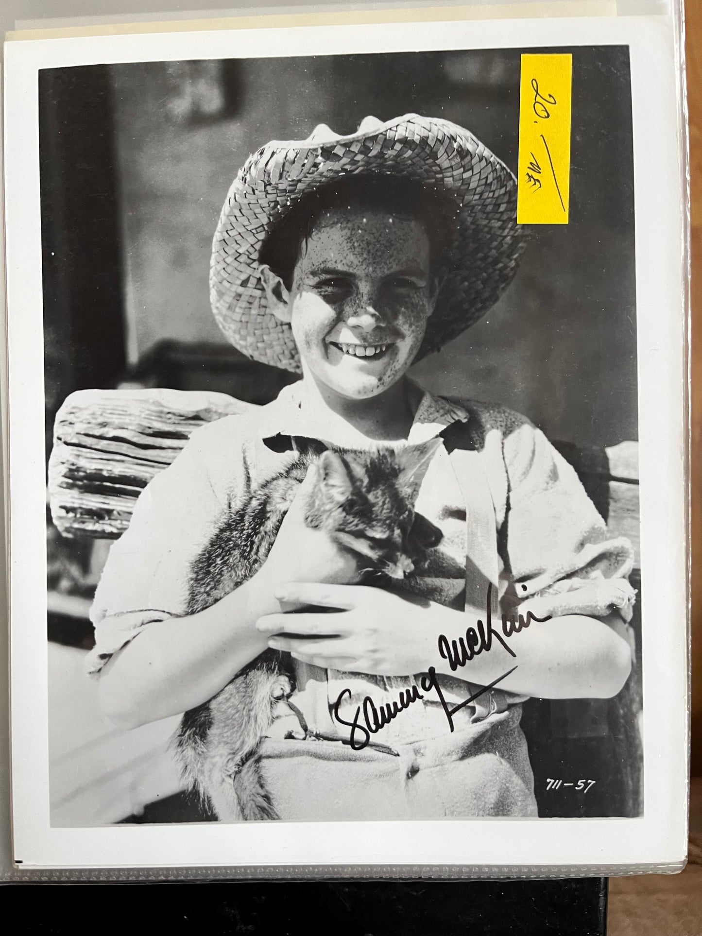 SANDY McKIM, autograph