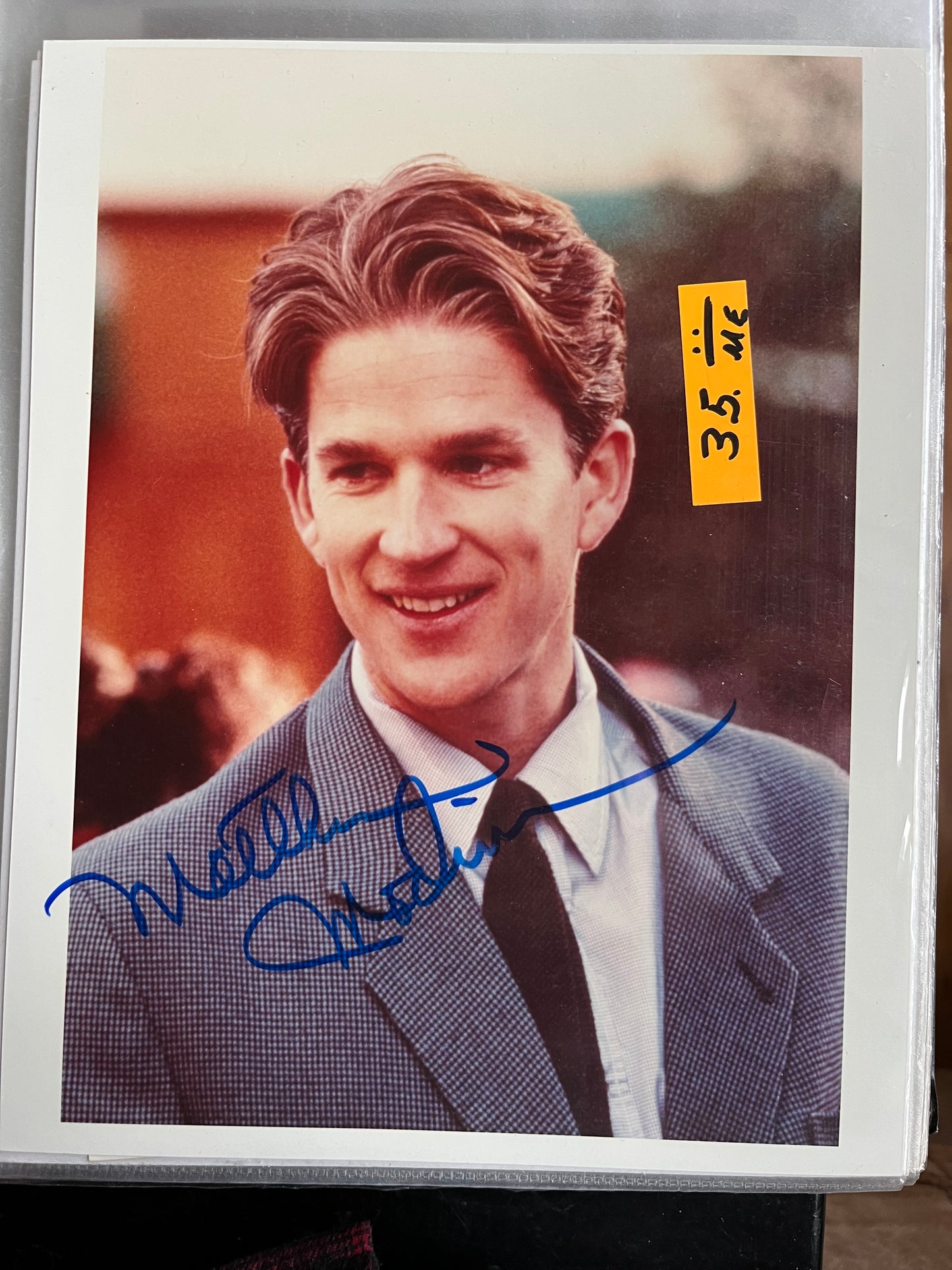 MATTHEW MODINE, autograph