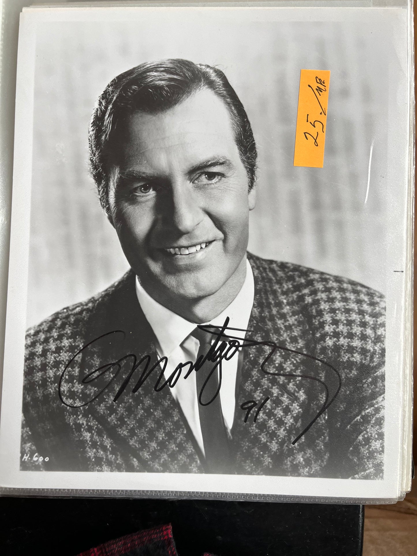 GEORGE MONTGOMERY, autograph