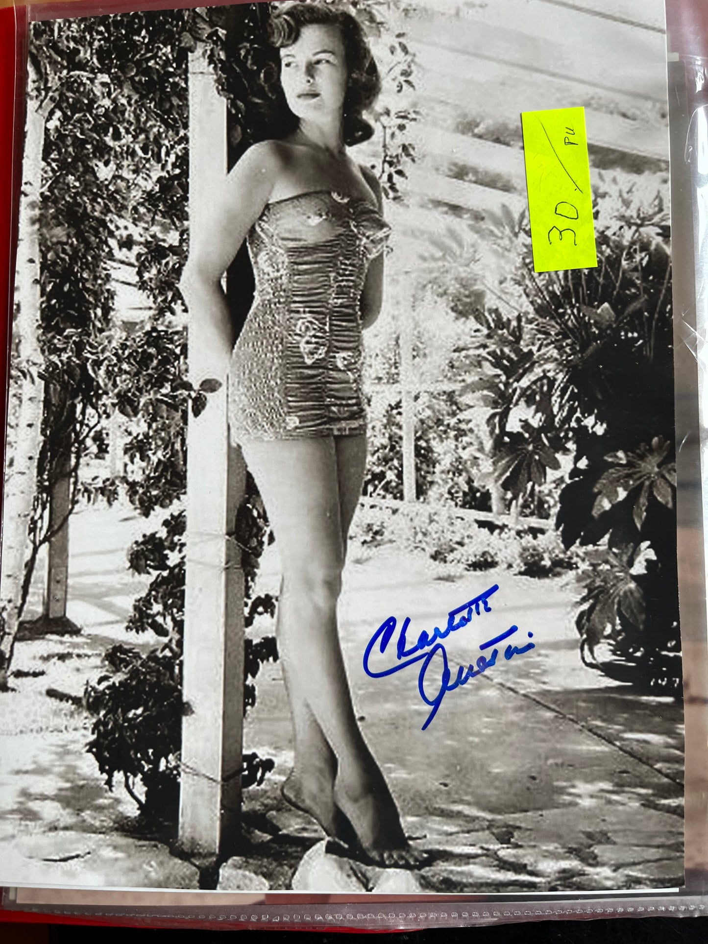 CHARLOTTE AUSTIN, autograph