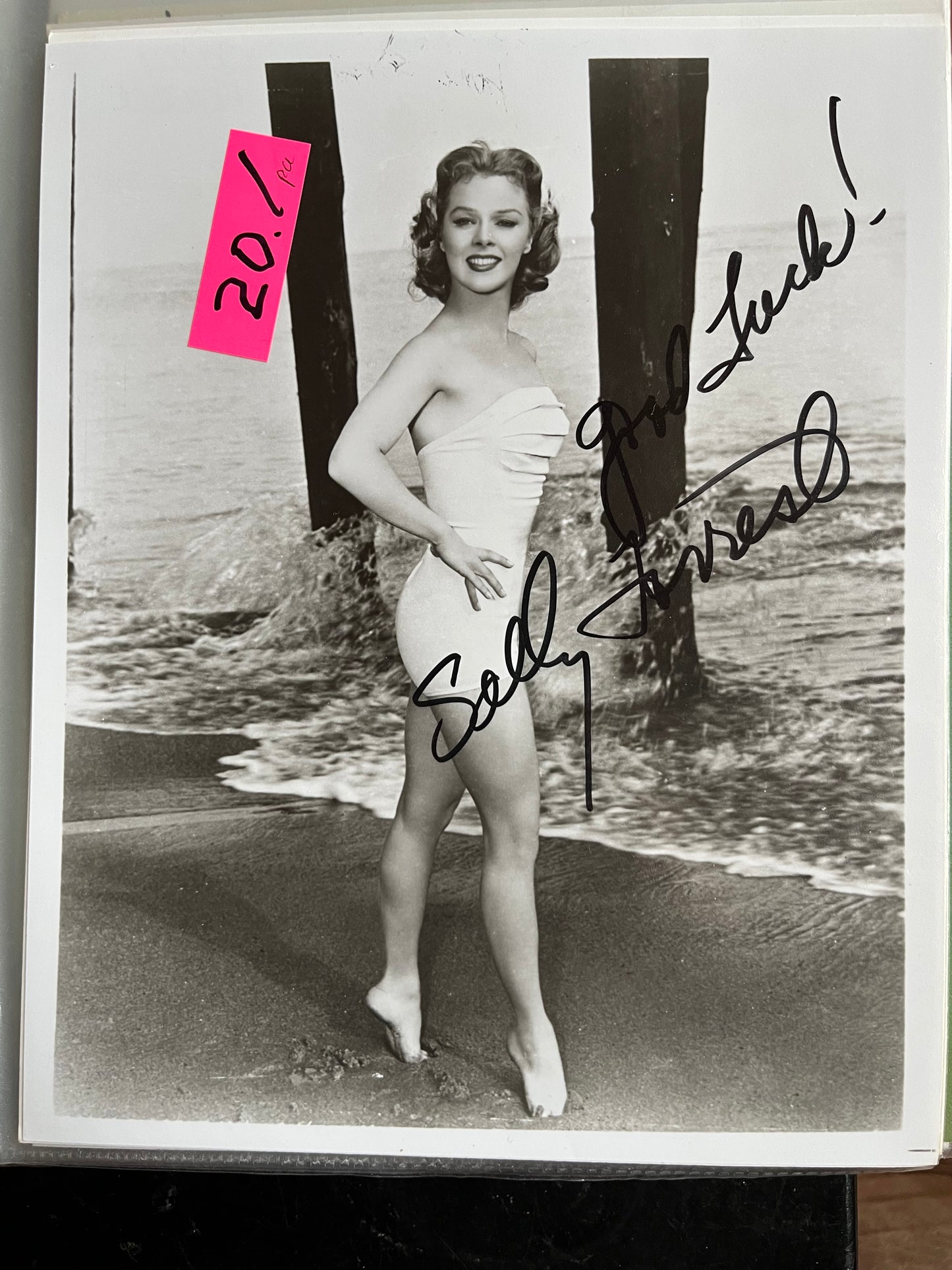 Sally Forrest, autograph