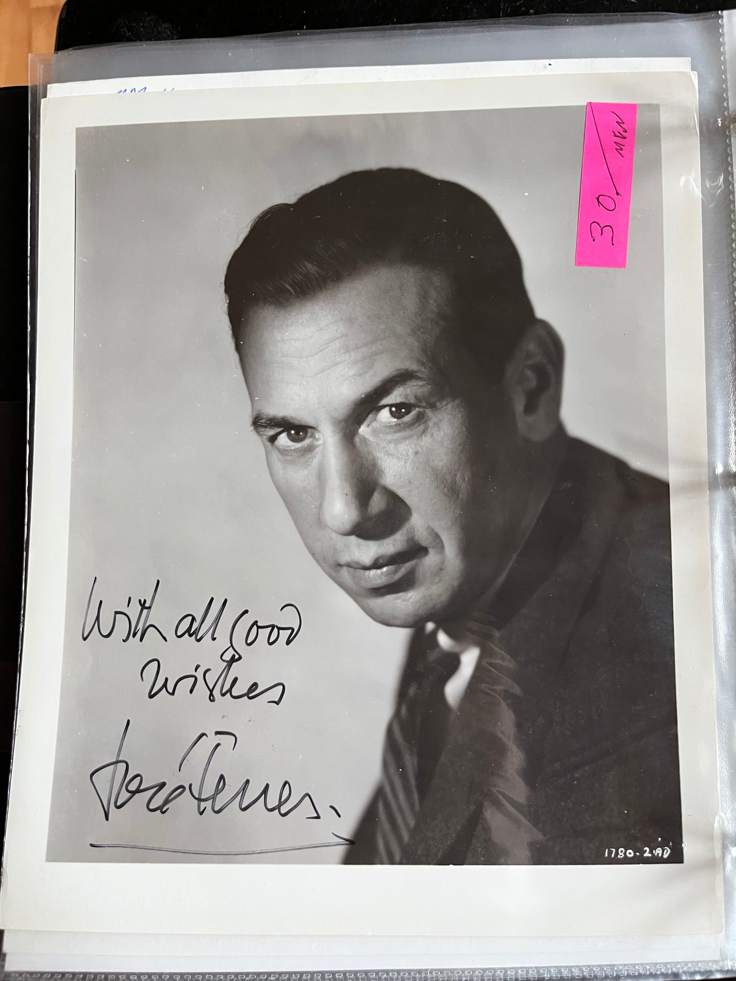 JOSE FERRER, autograph