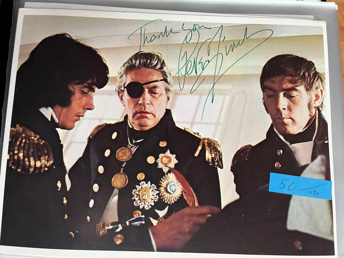 PETER FINCH, autograph