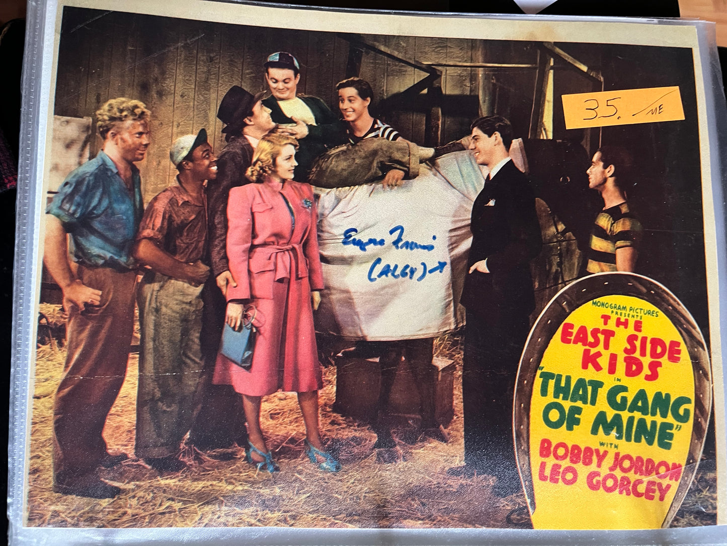 EUGENE FRANCIS, autograph