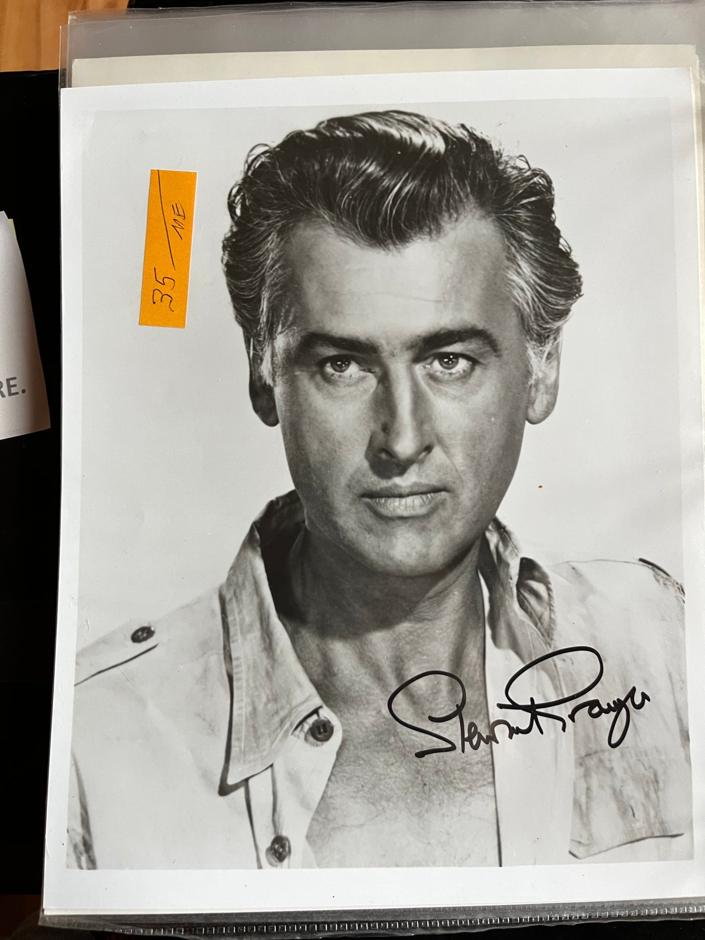 STEWART GRANGER, autograph