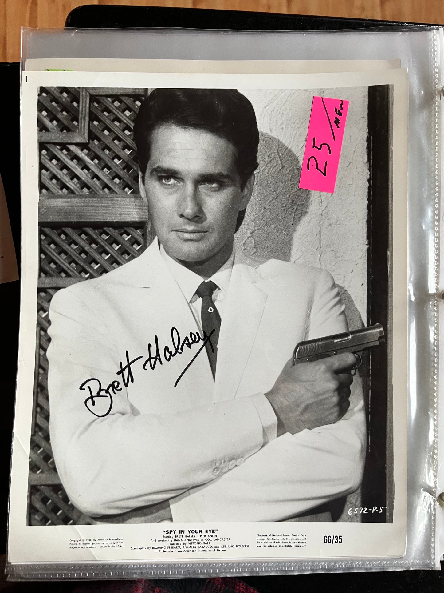 BRETT HALSEY, autograph