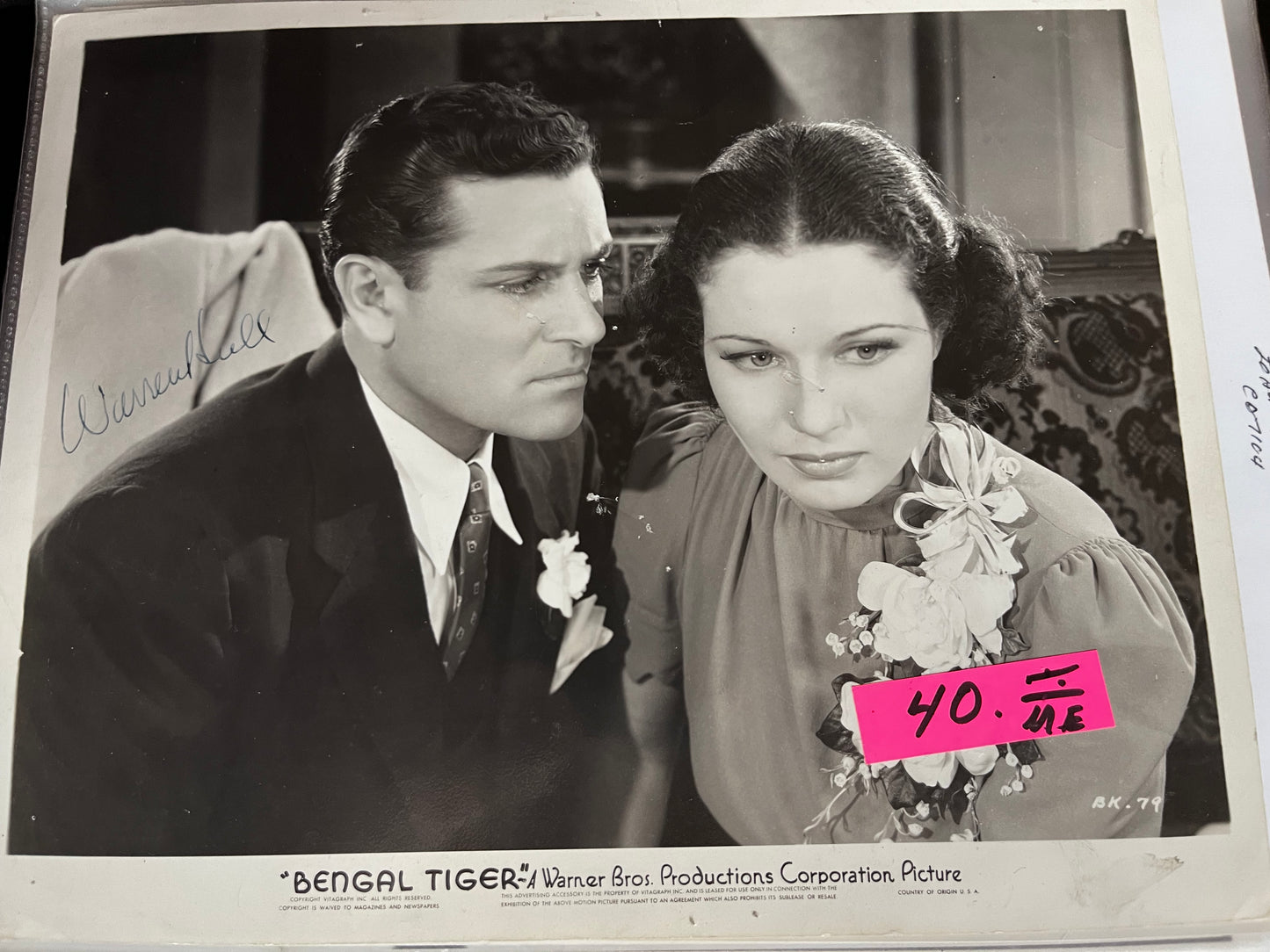 WARREN HULL, autograph