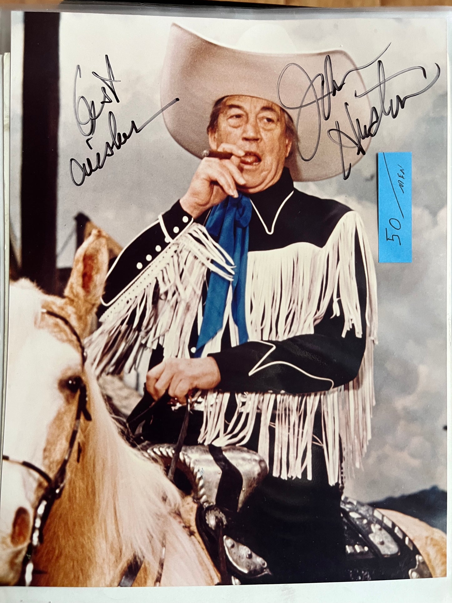JOHN HUSTON, autograph