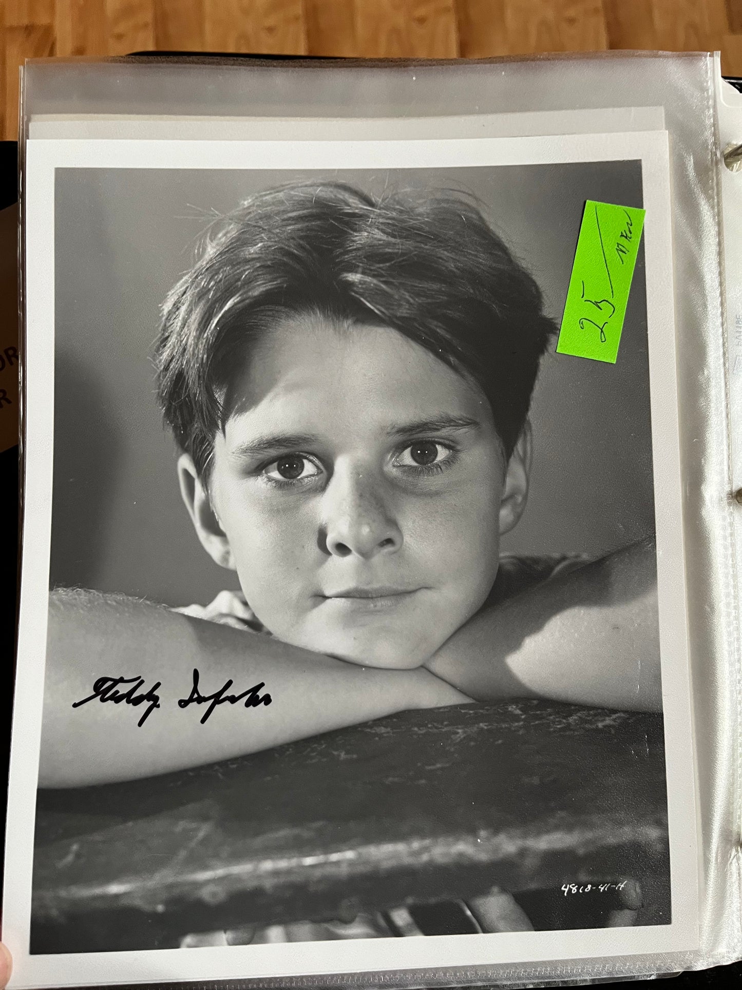 TEDDY INFURHR, They Live By Night, autograph