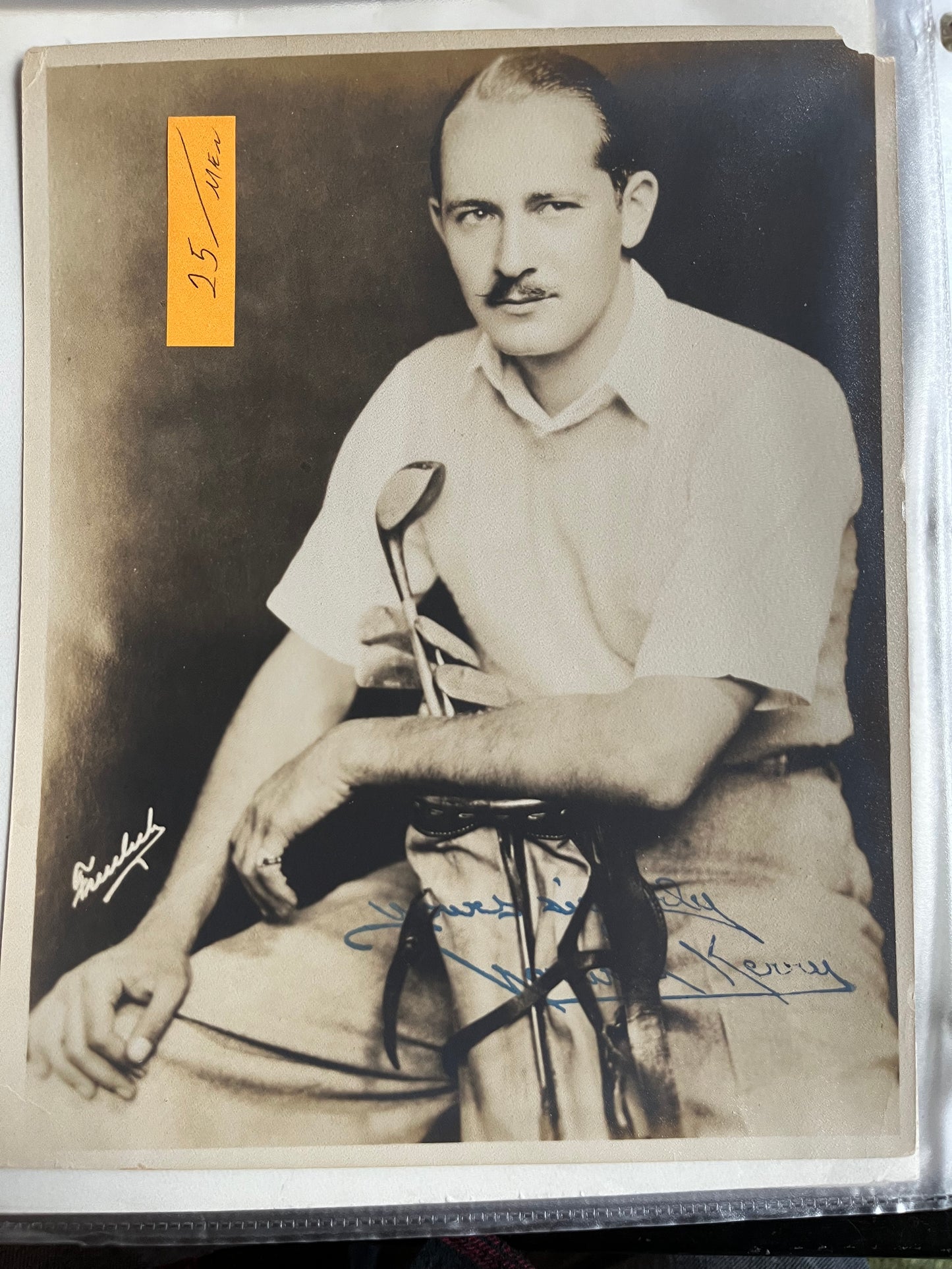 NORMAN KERRY, autograph