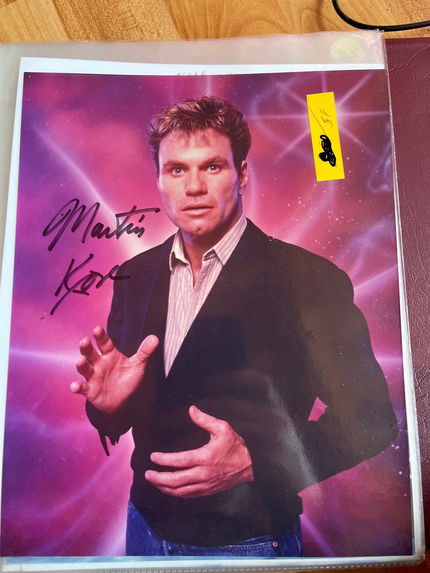 MARTIN KOVE, Cobra Kai, Karate Kid, autograph