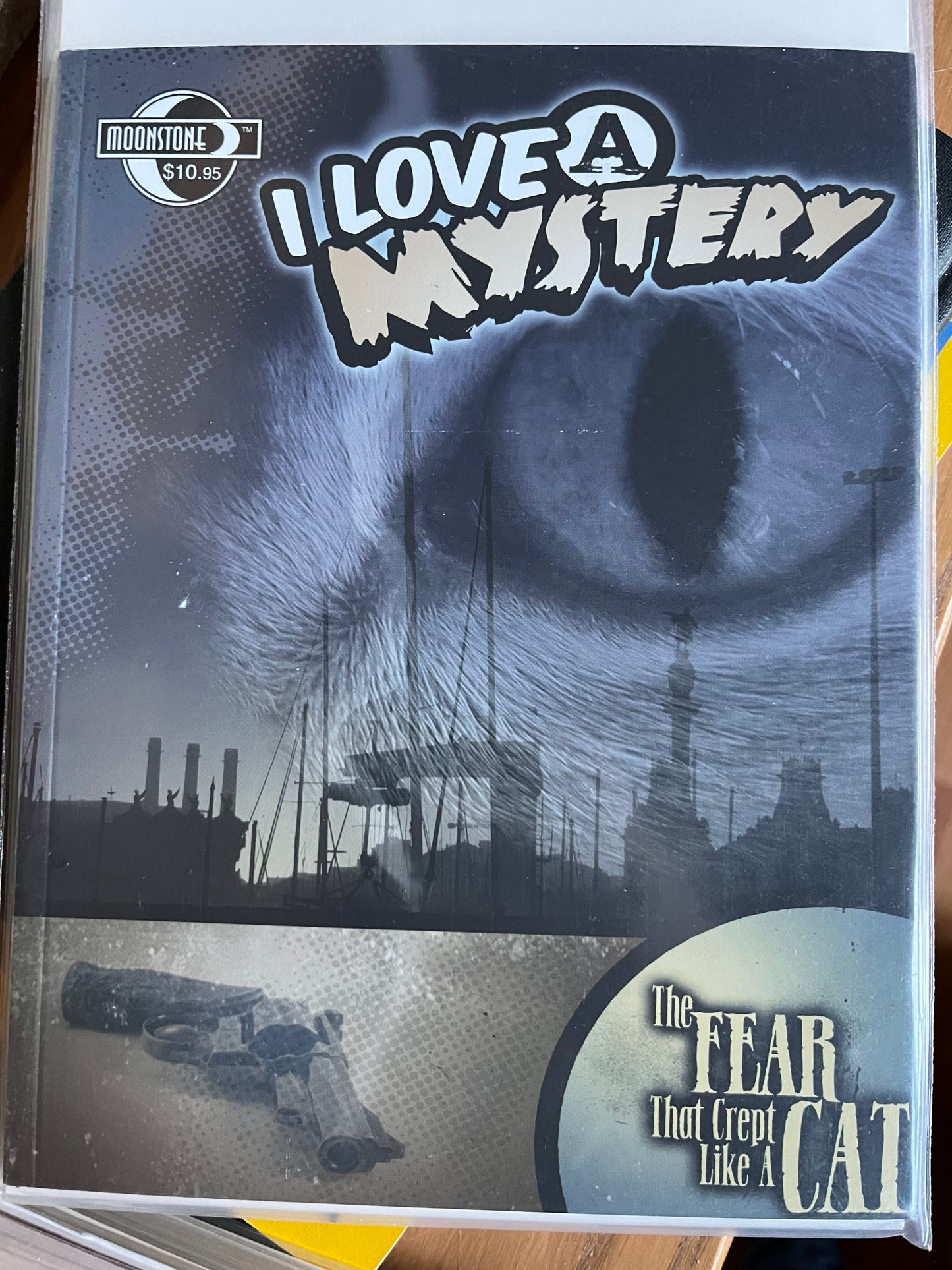 I LOVE A MYSTERY, out of print, comic book