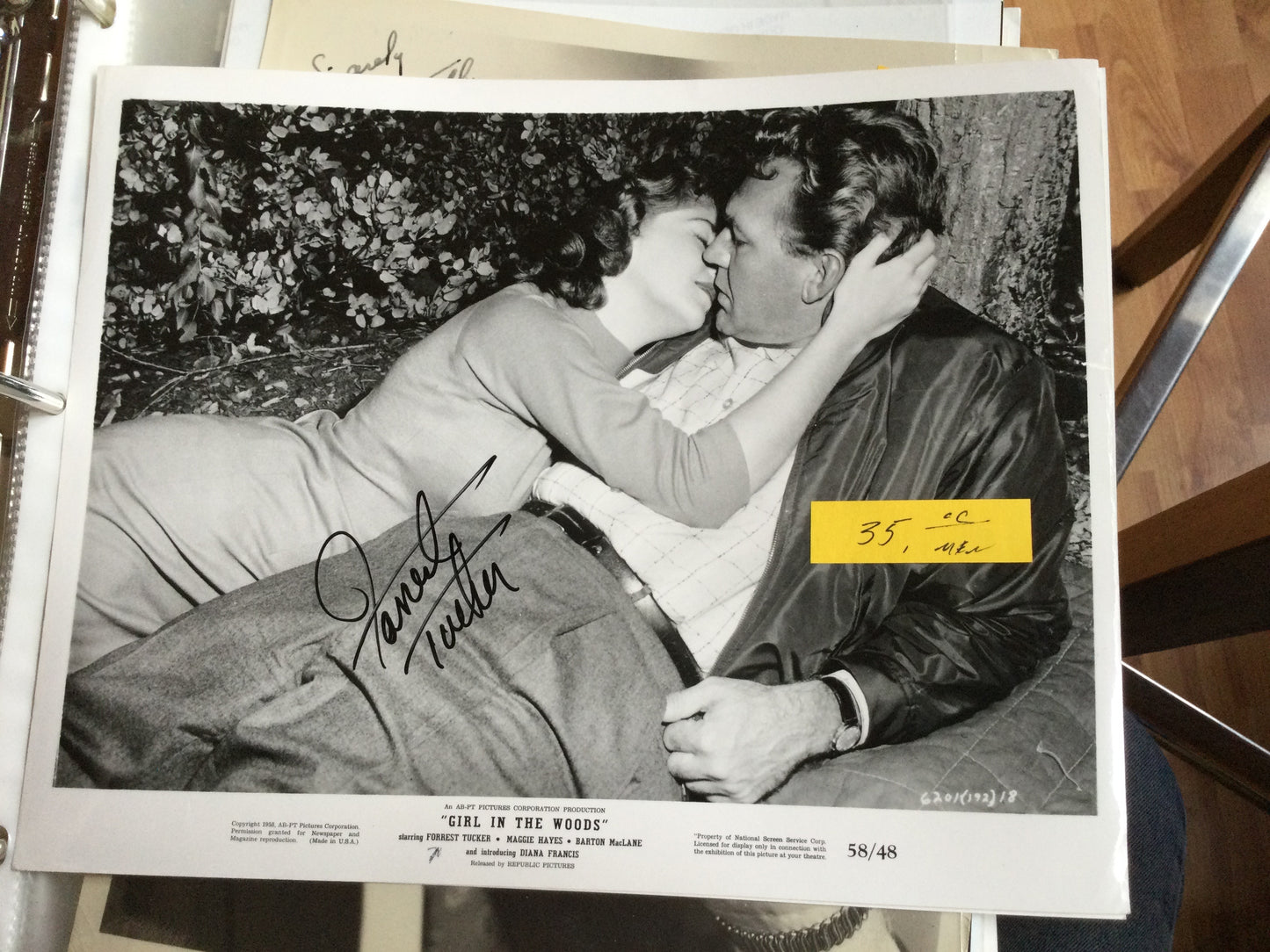 FORREST TUCKER, autograph