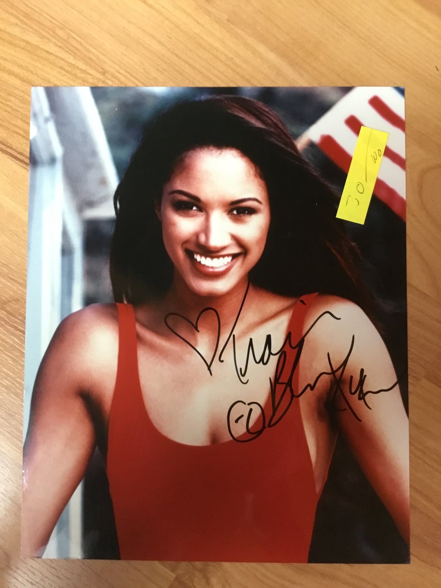 Traci Bingham, BAYWATCH, autograph