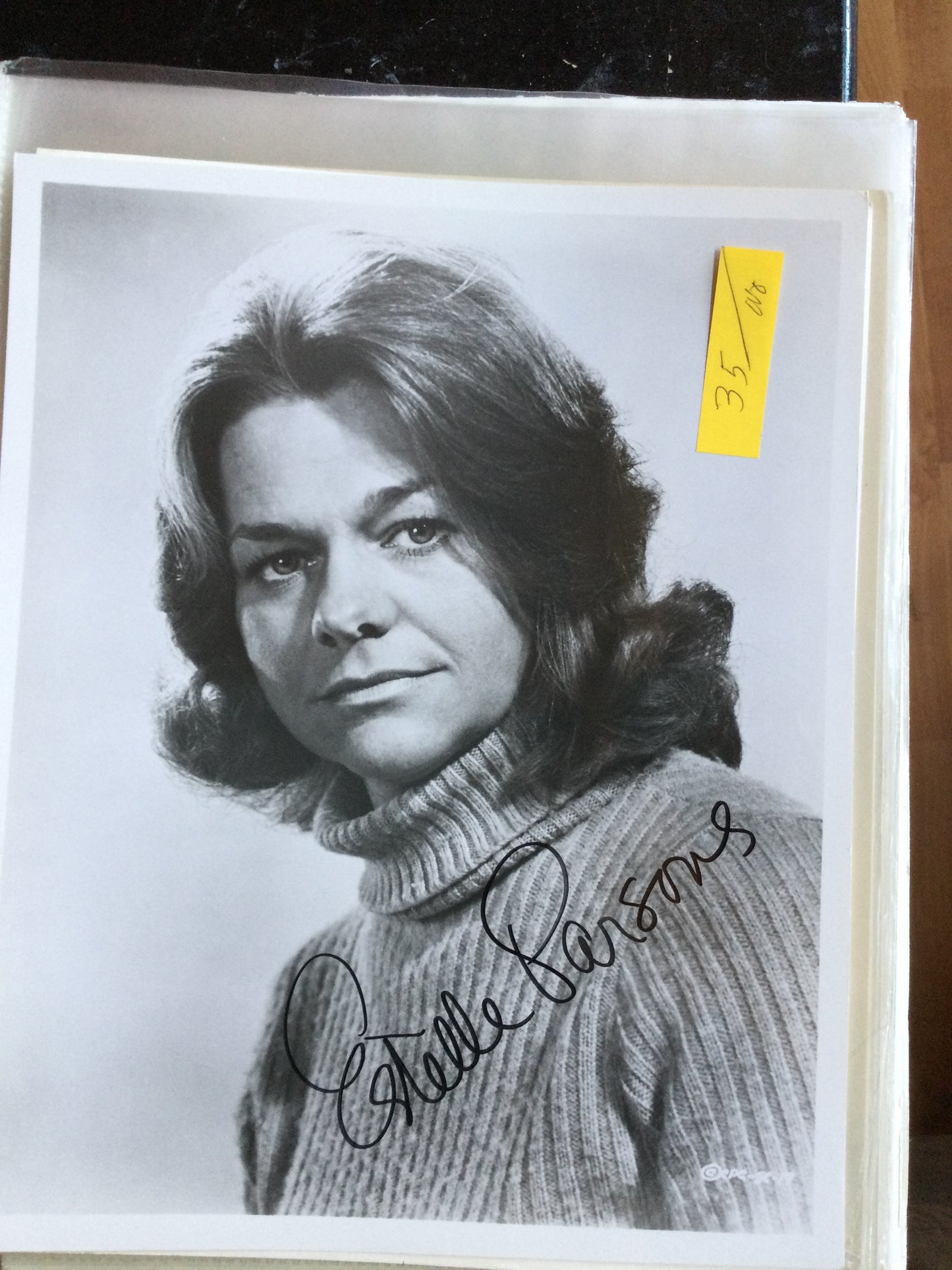 ESTELLE PARSONS, autograph