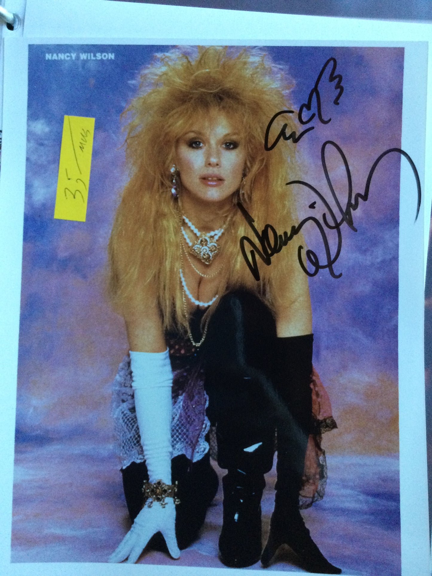 NANCY WILSON, autograph