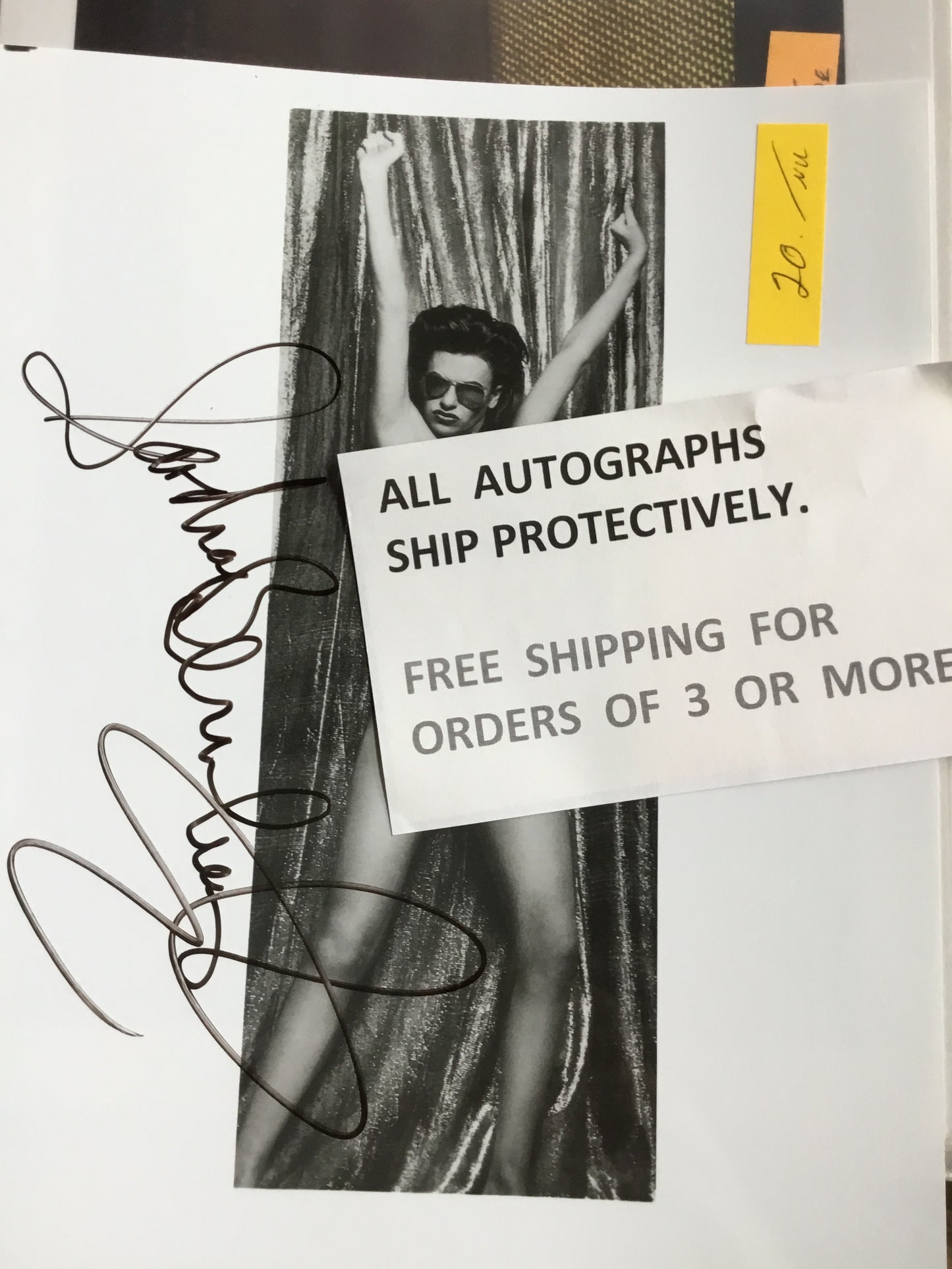 SANDRA BERNHARD, autograph