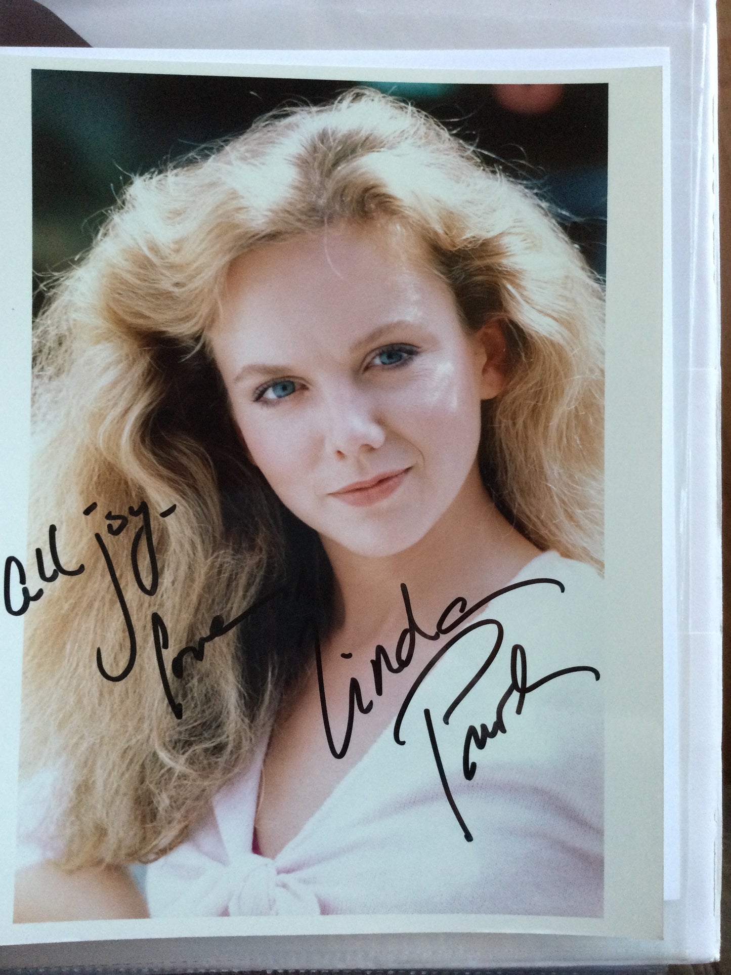 LINDA PURL, Happy Days, autograph