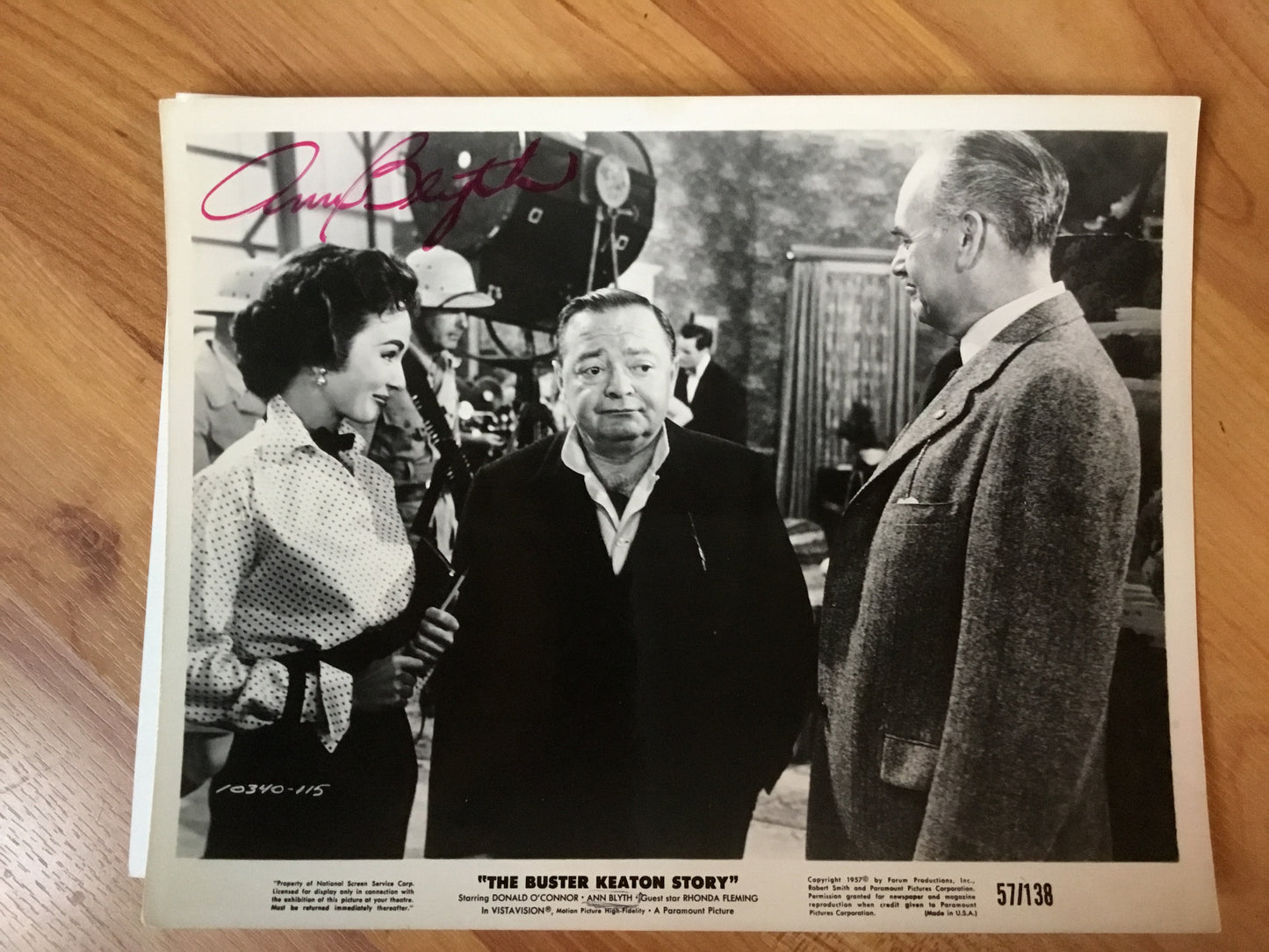 Ann Blyth, actress, autograph