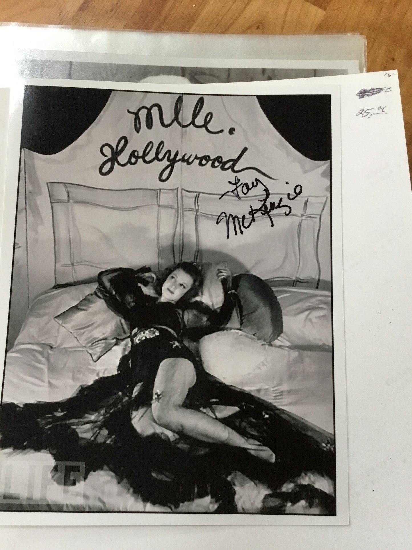 Fay McKenzie autograph photo