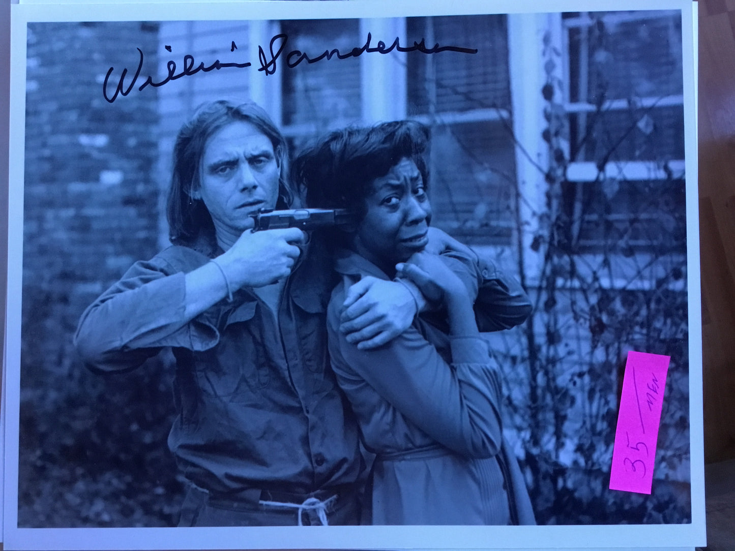 William Sanderson, autograph