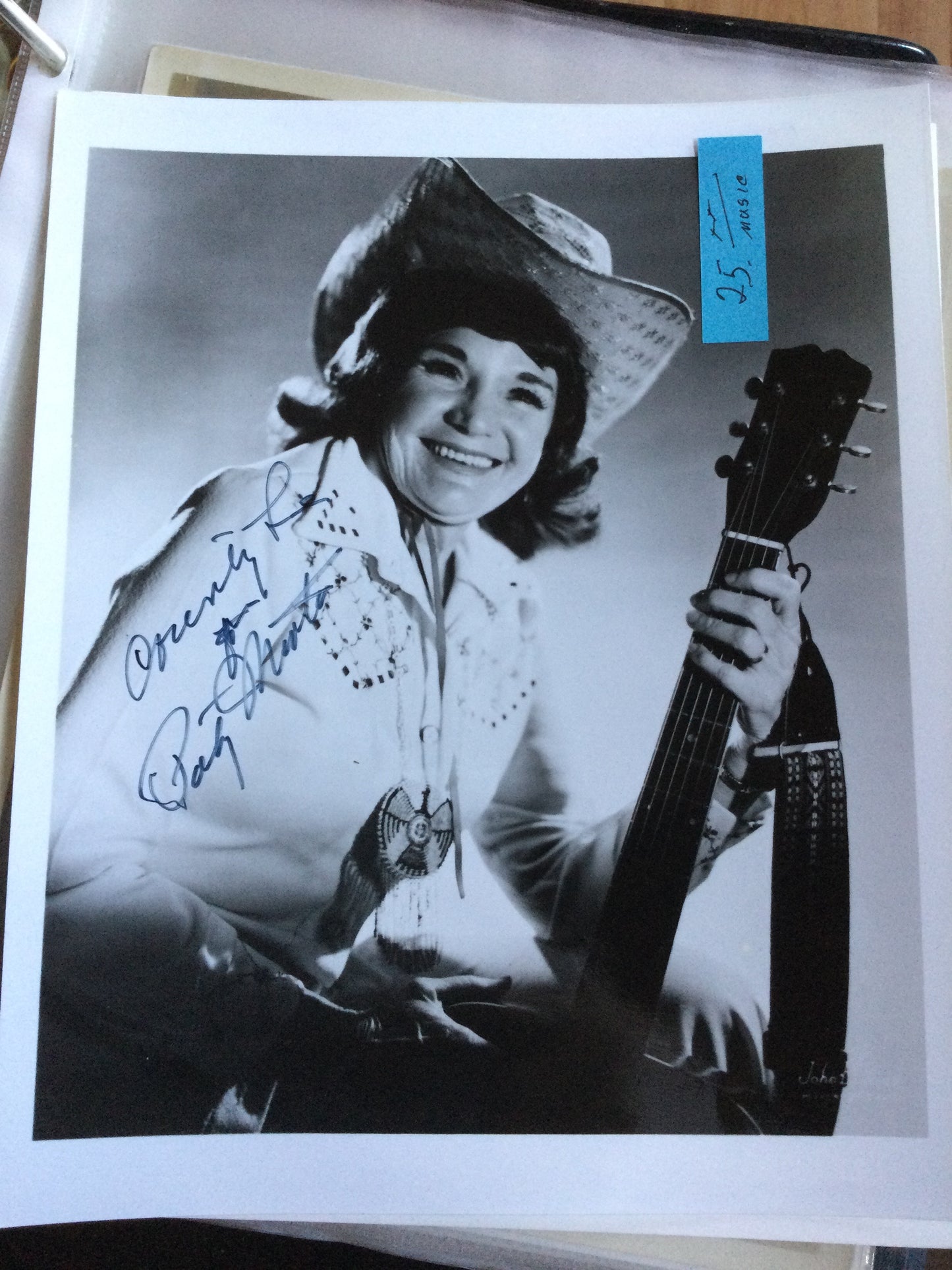 PATSY MONTANA, autograph