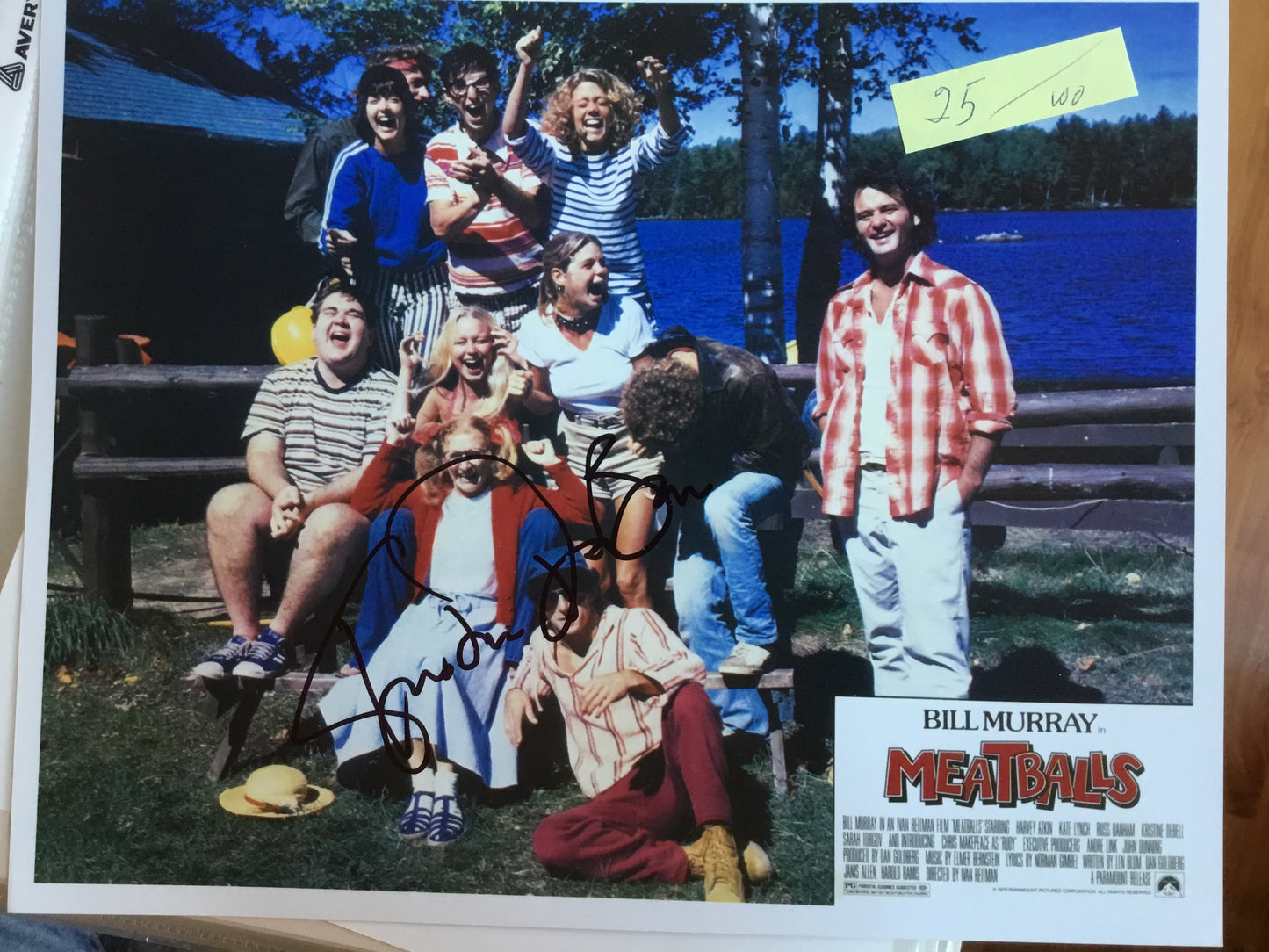 Kristine Dell, MEATBALLS, autograph